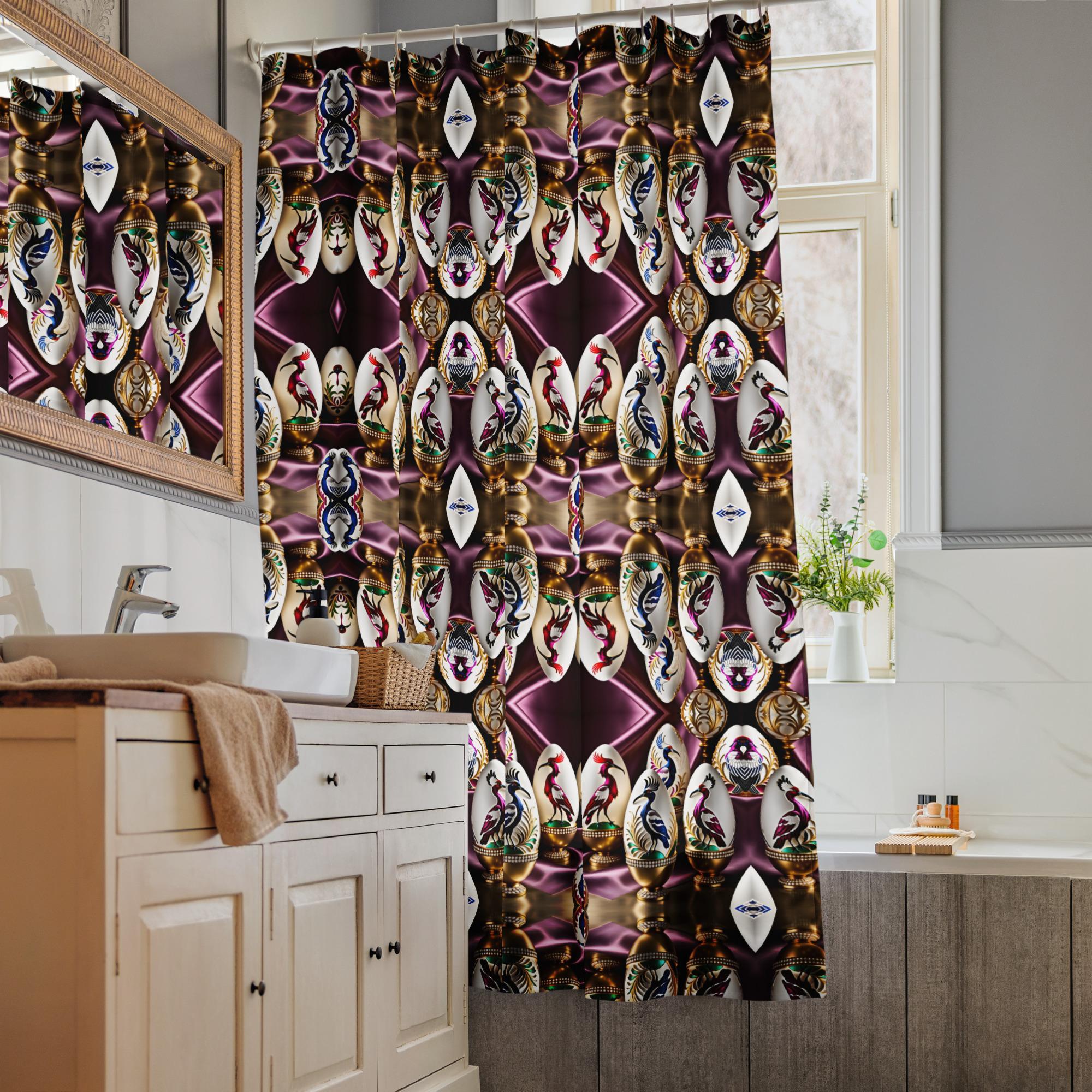 One Wear Ibis Faberge Egg 01 – Shower curtain