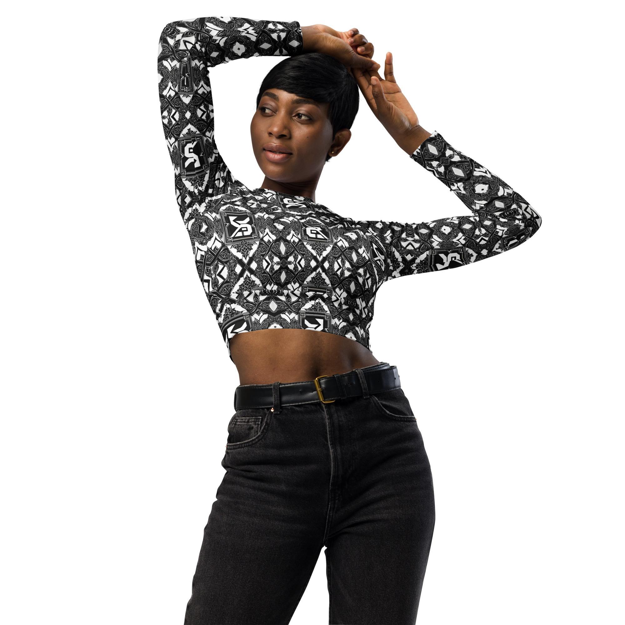 Shappy Apparel: Design 02 – long-sleeve crop top - Image 4