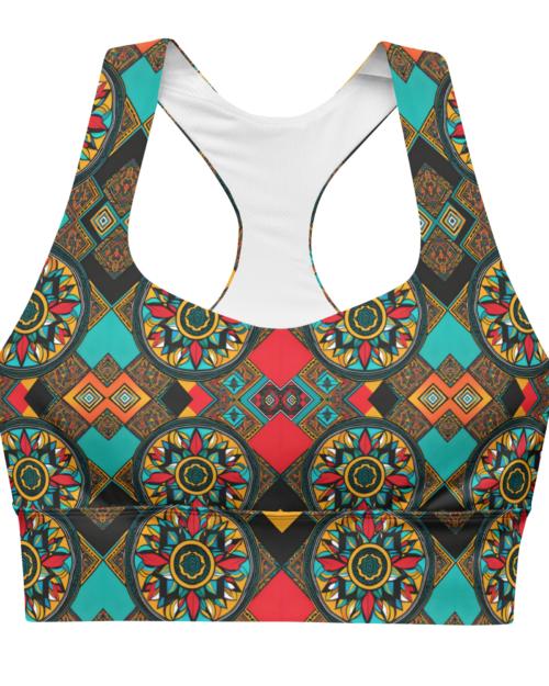 Recycled Longline Sports Bra