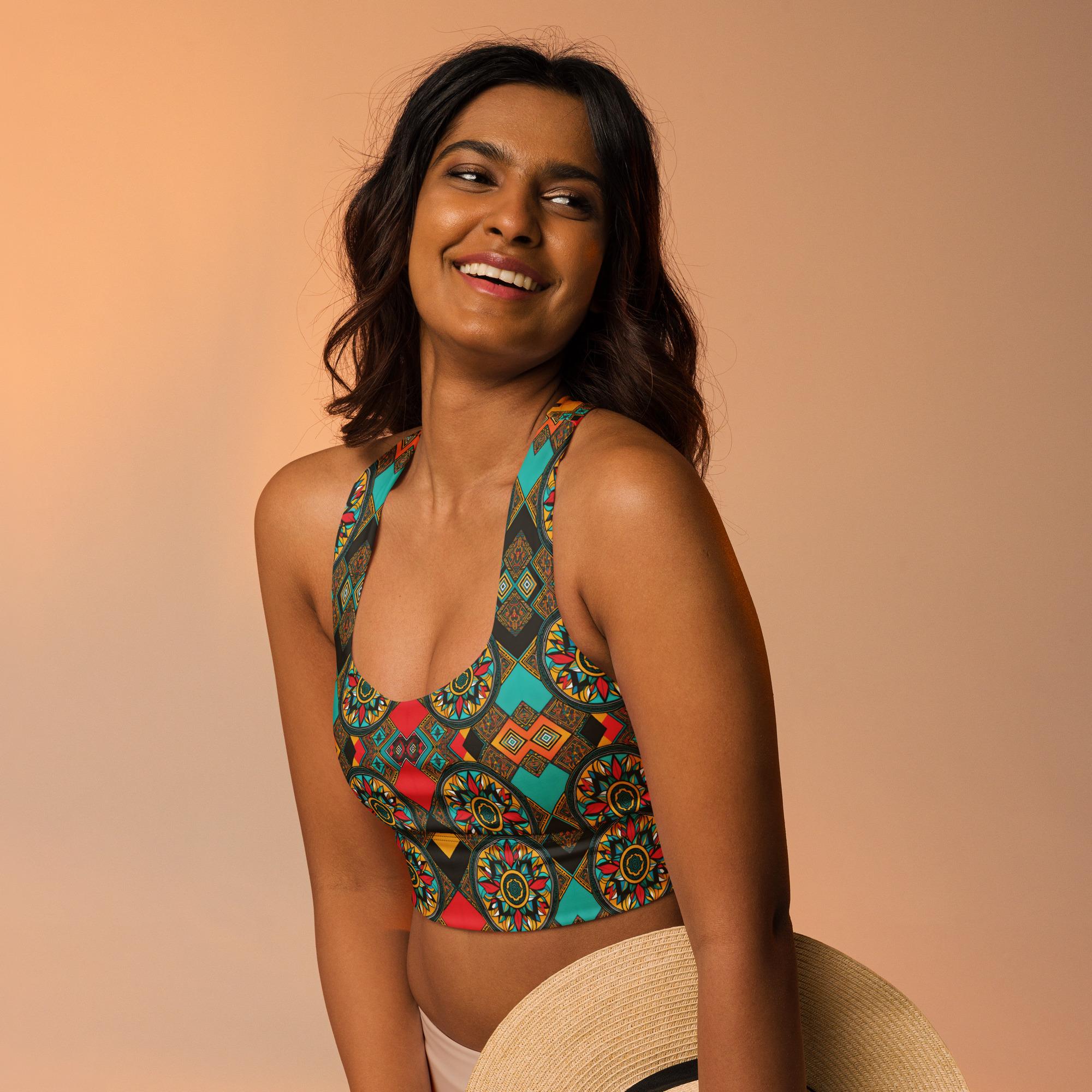 Recycled Longline Sports Bra - Image 5