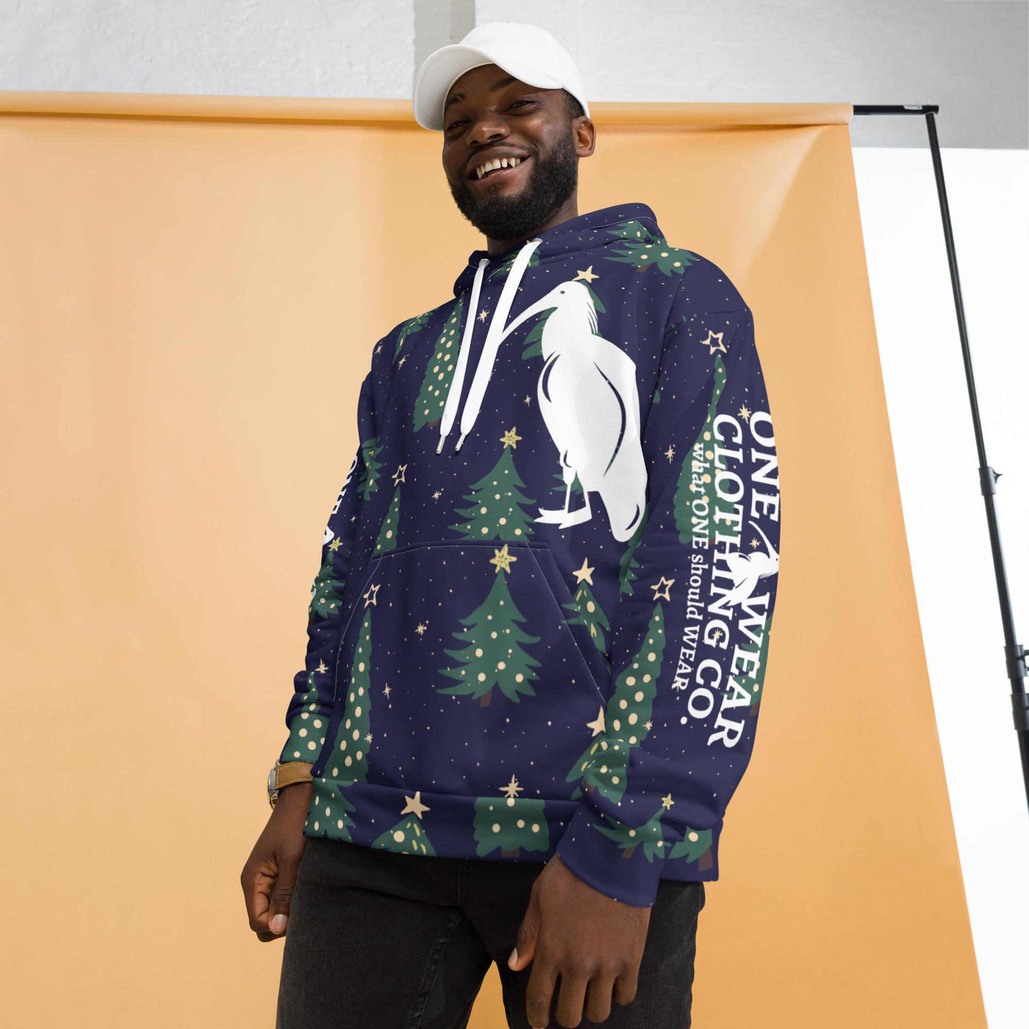 One Wear Christmas Ibis: Design 01 – Unisex Hoodie - Image 2