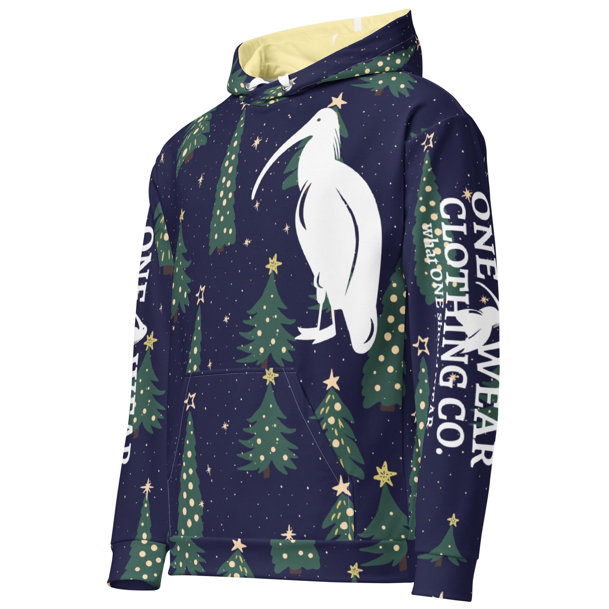 One Wear Christmas Ibis: Design 01 – Unisex Hoodie - Image 5