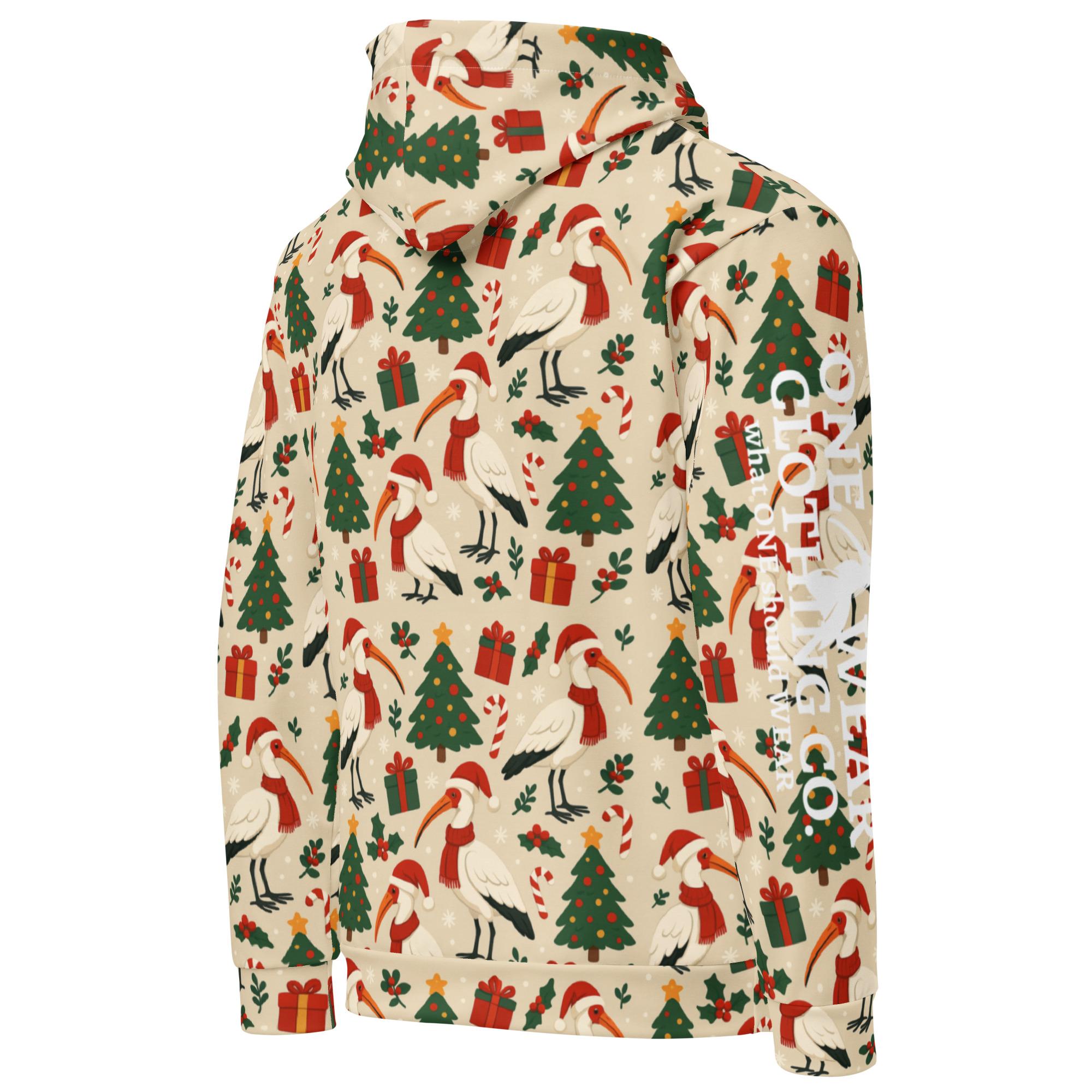 One Wear Christmas Ibis: Design 02 – Unisex Hoodie - Image 9