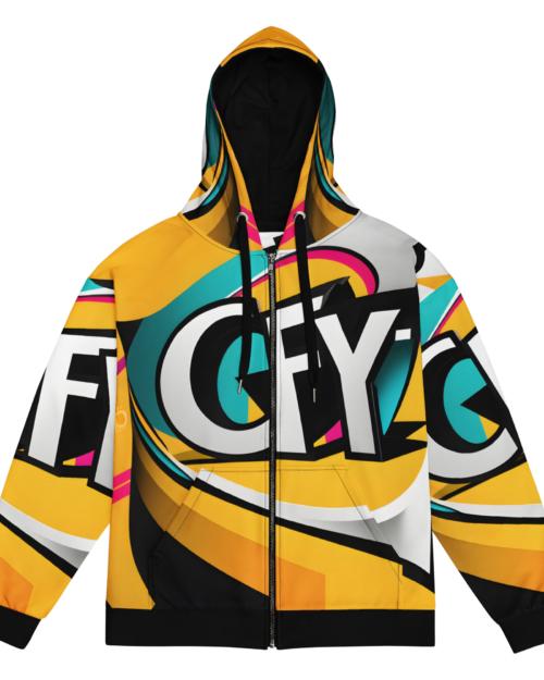 GFY Clothing: Design 01 – Unisex zip hoodie