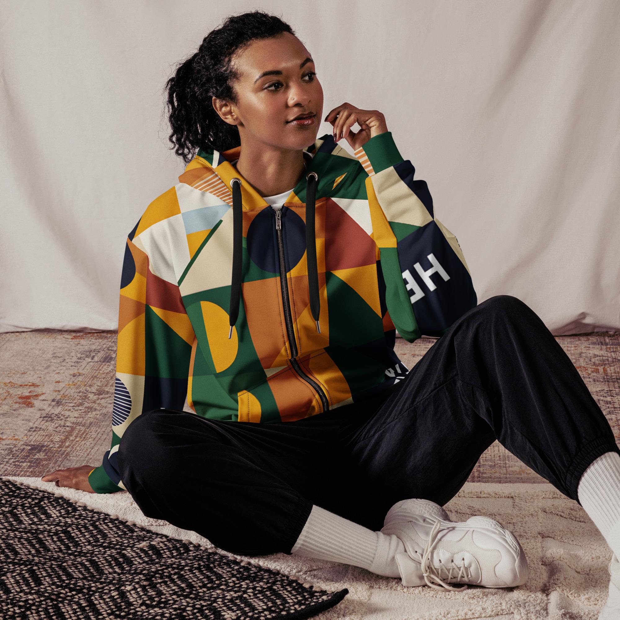 Hey Wena: Design 01 – Unisex Zip Hoodie - Image 4