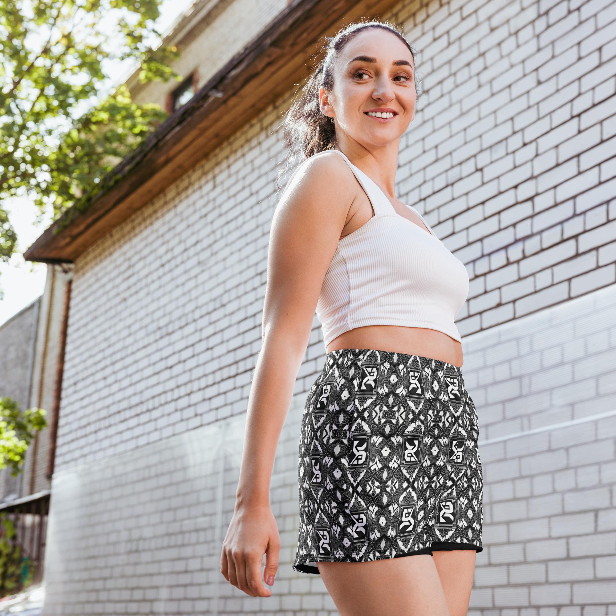 Shappy: Design 01 – Unisex Athletic Shorts - Image 2