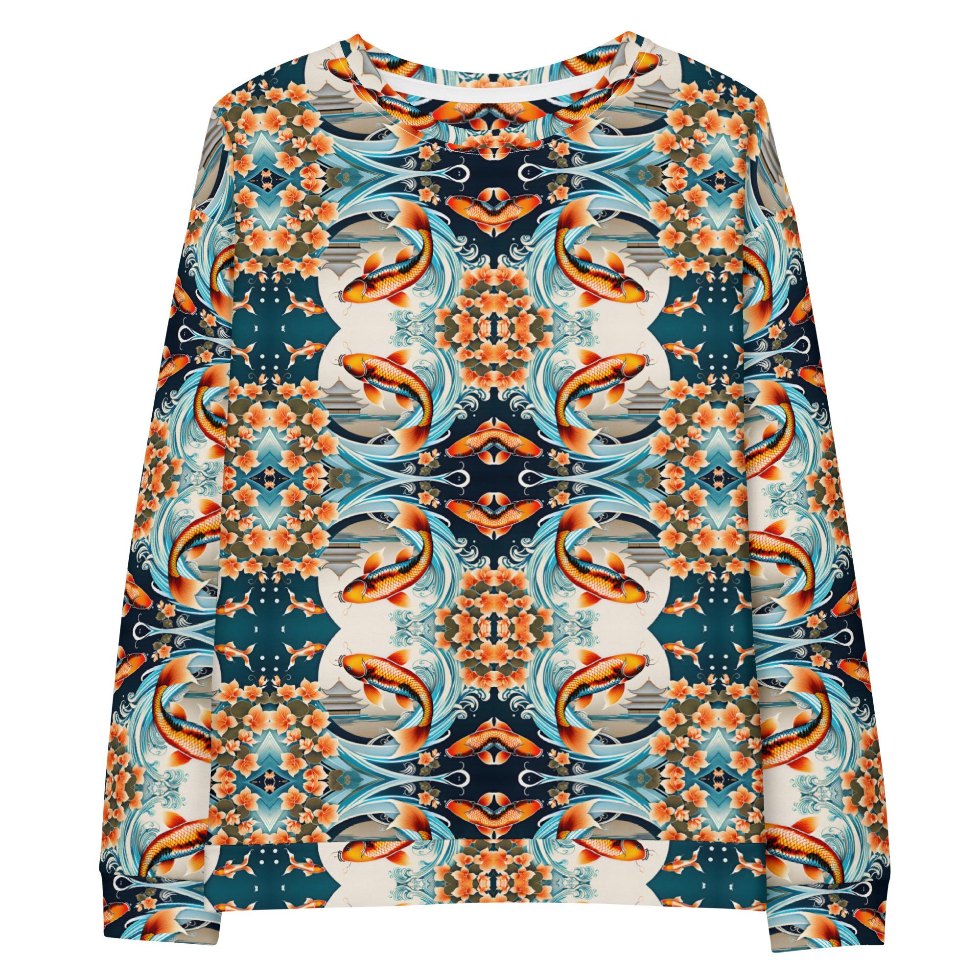 Koi-Men Apparel: Design 15 – Unisex Cotton Sweatshirt - Image 5