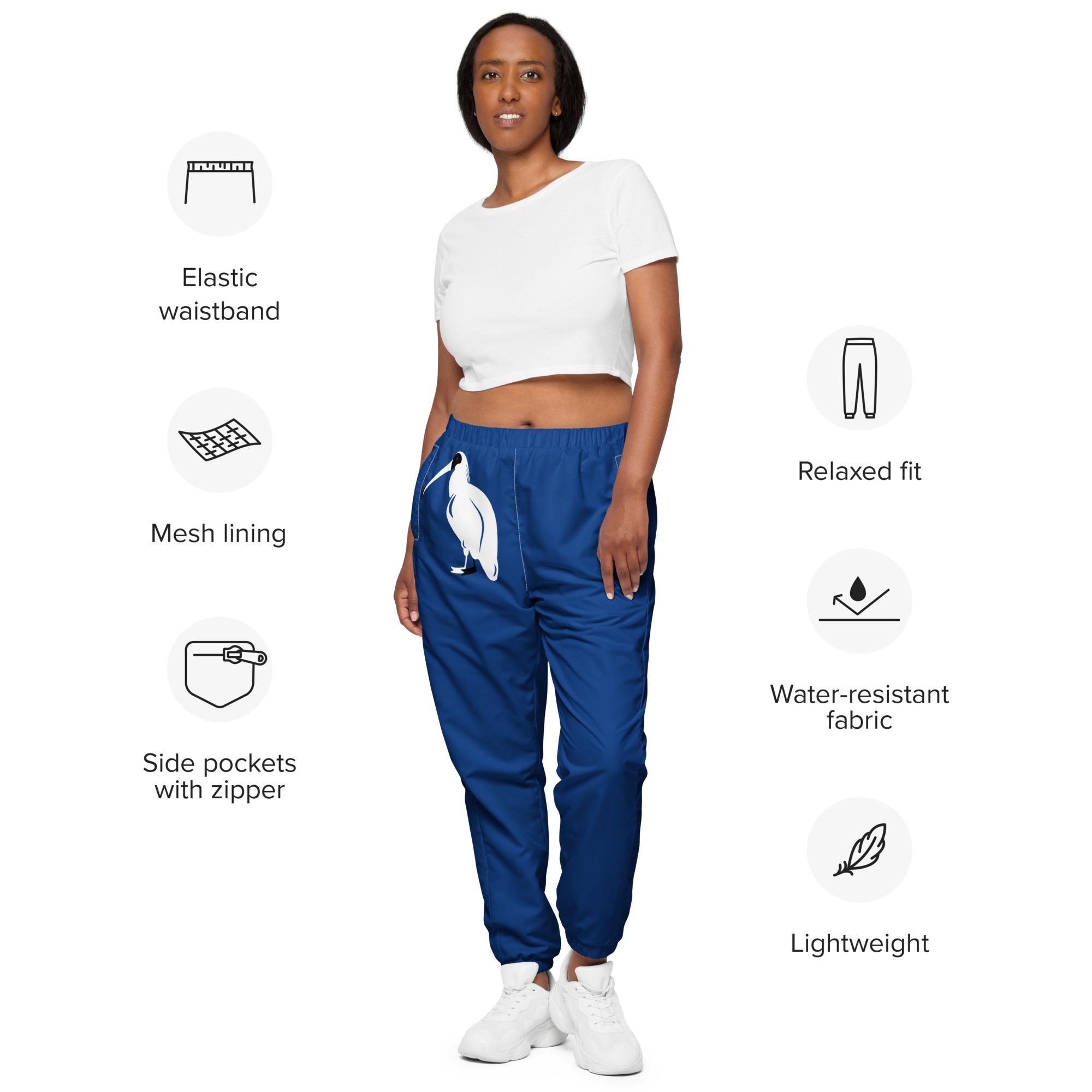 One Wear Ibis Solo – Unisex Track Pants – Royal, White & Black - Image 6