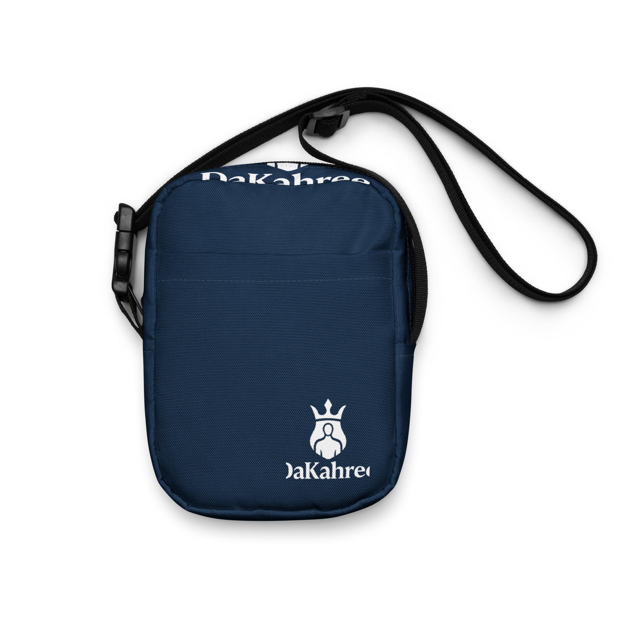 DaKahree: Signature Essentials™ – Utility crossbody bag – Navy & White - Image 10