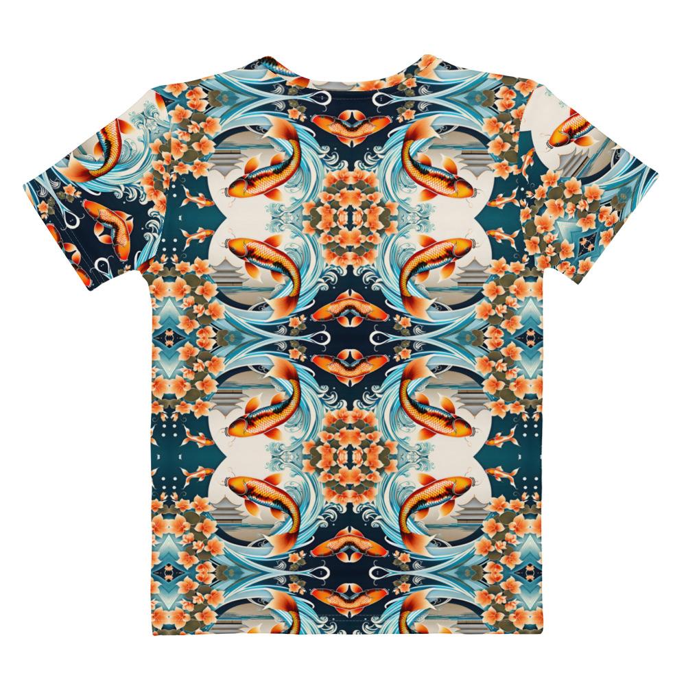 Koi-Men Apparel: Design 15 – Women’s Cotton Crew Neck T-shirt