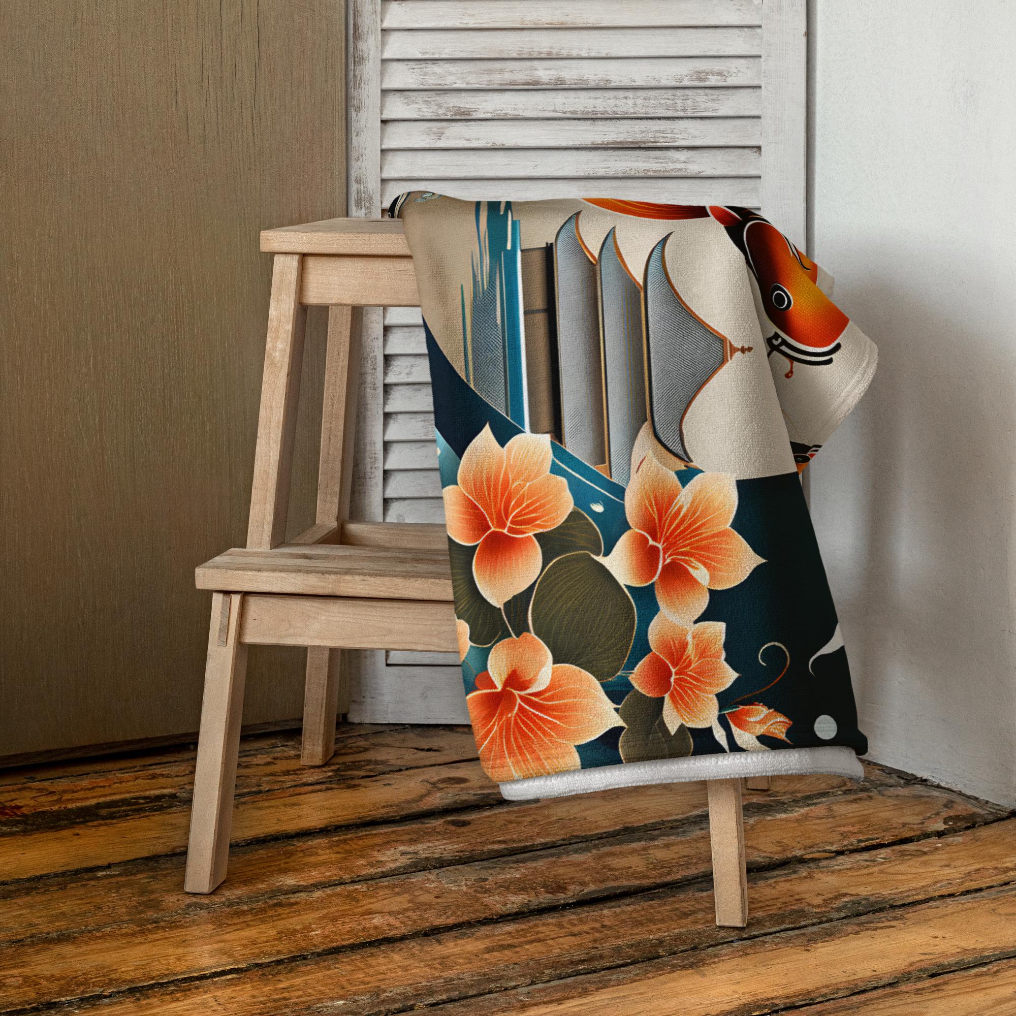 Koi-Men Apparel: Design 15 – Towel - Image 4