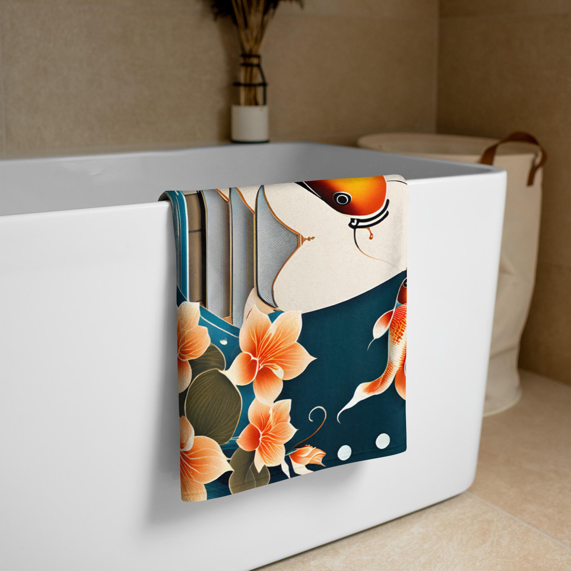 Koi-Men Apparel: Design 15 – Towel - Image 3