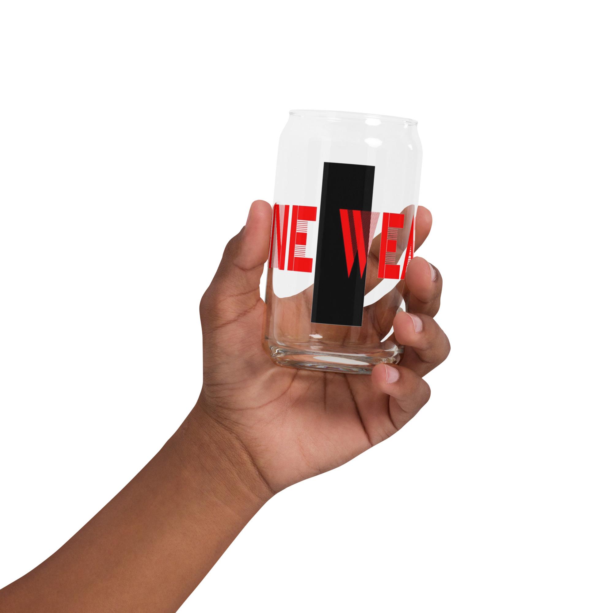 Can-shaped glass