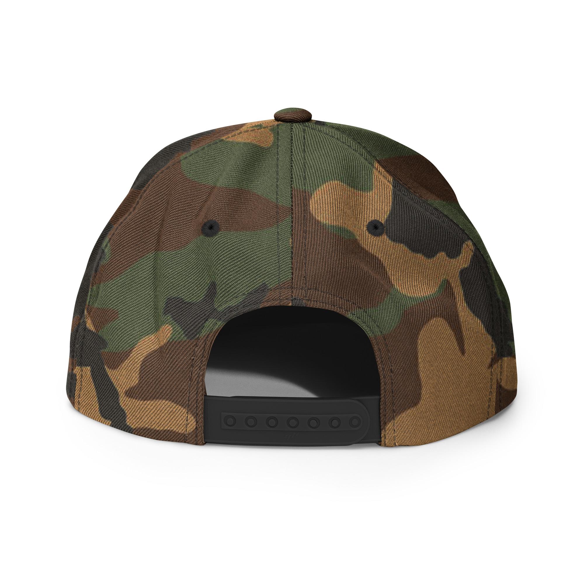 One Wear Slogan & Wavy Head Ibis 2 – Snapback Hat – Gold & White - Image 10