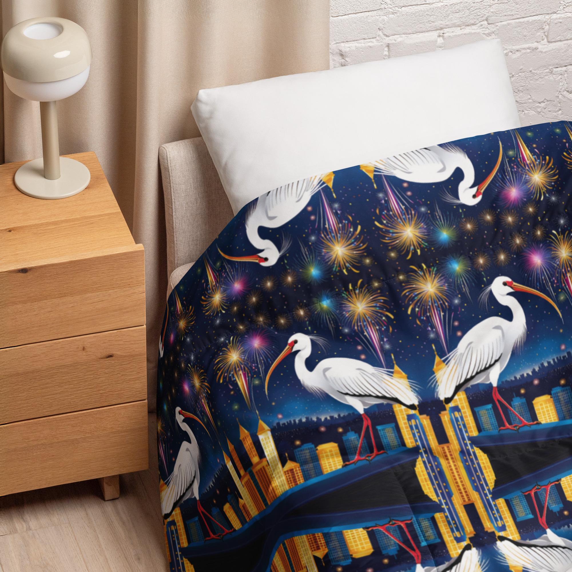 New Year’s Ibis: Design 01 – Comforter - Image 2