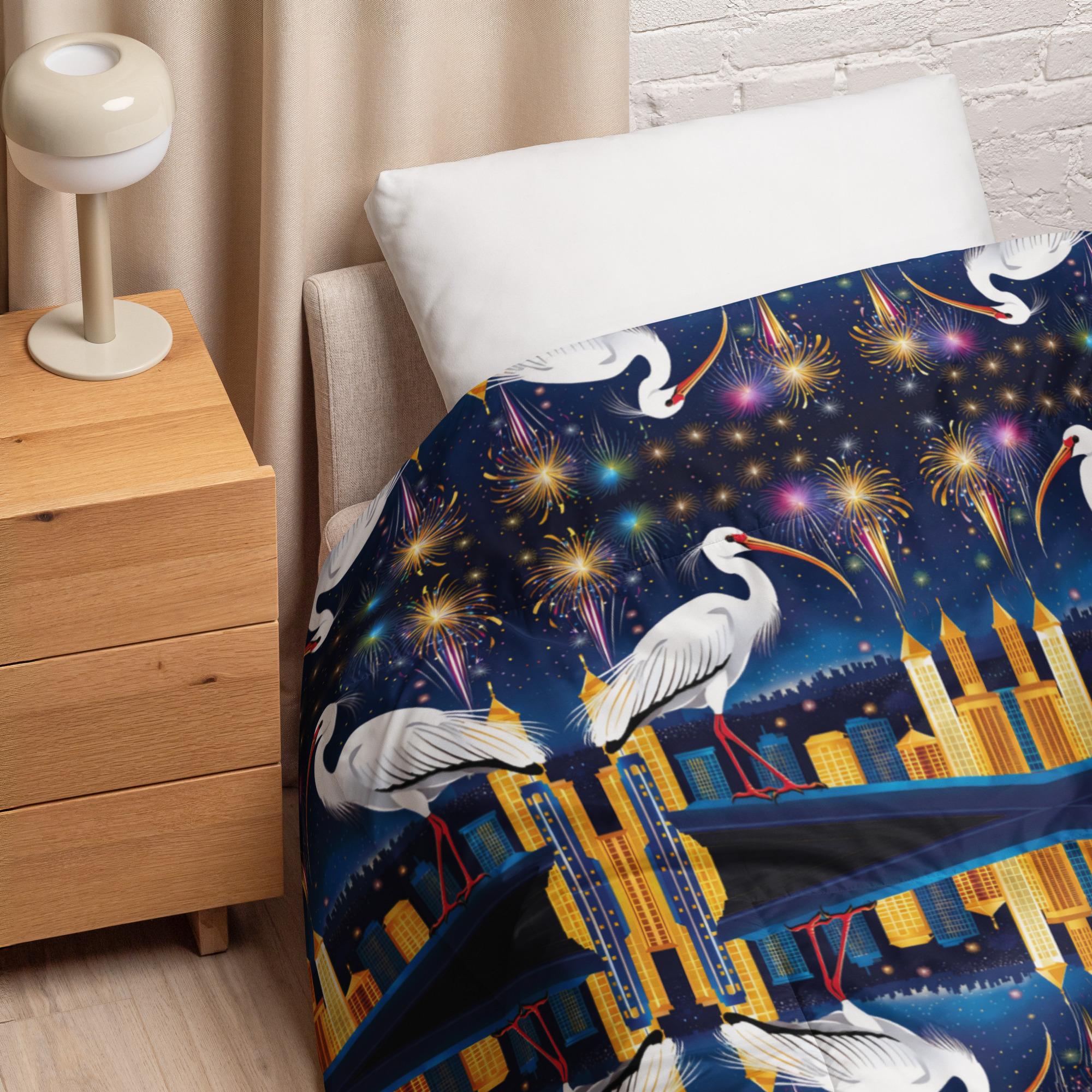 New Year’s Ibis: Design 01 – Comforter - Image 4