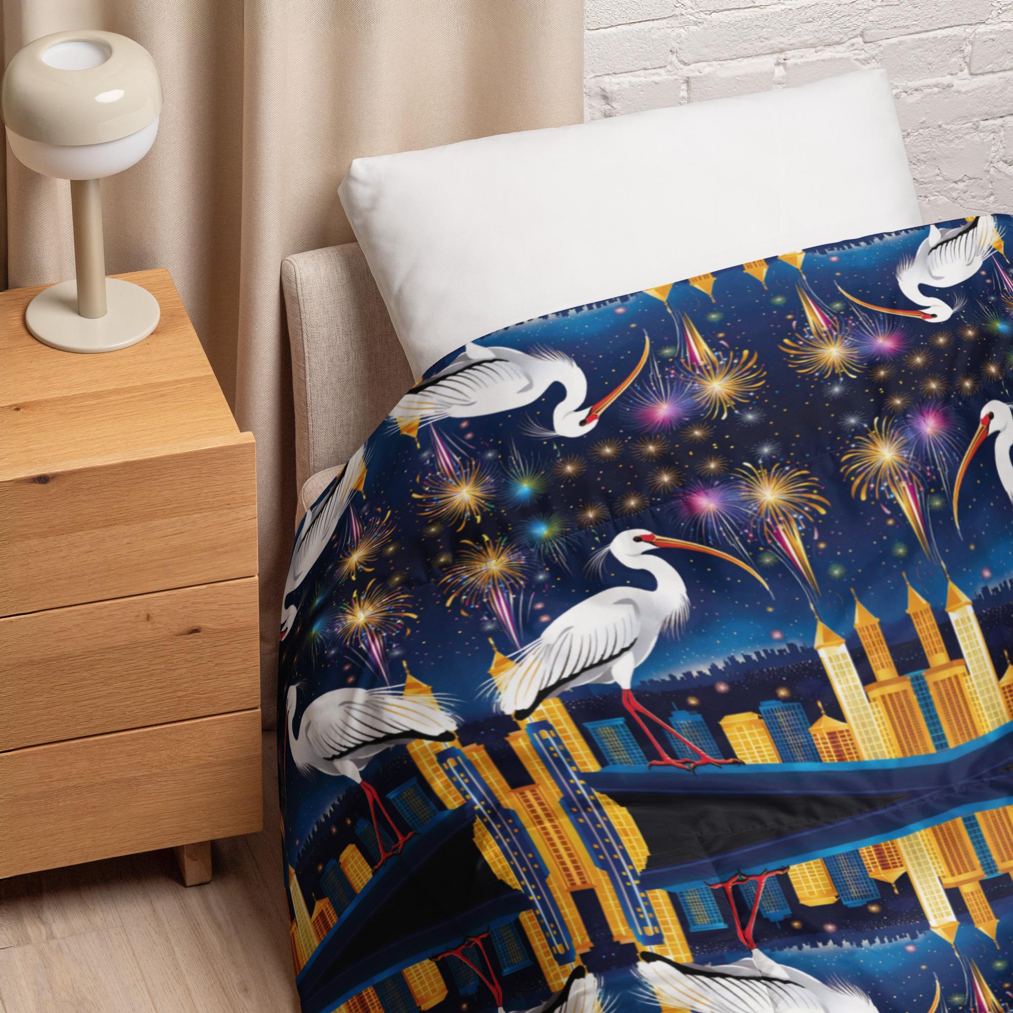 New Year’s Ibis: Design 01 – Comforter - Image 3
