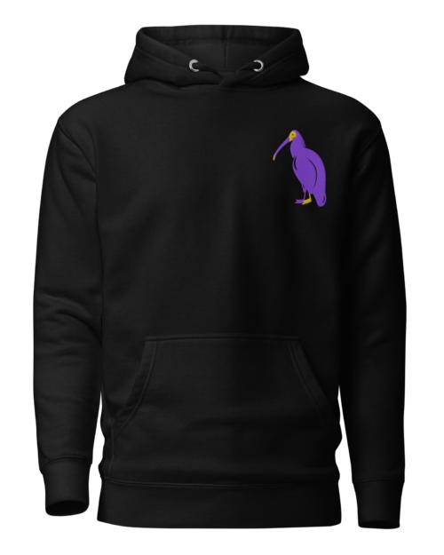 One Wear Ibis Solo – Unisex Hoodie – Purple & Gold