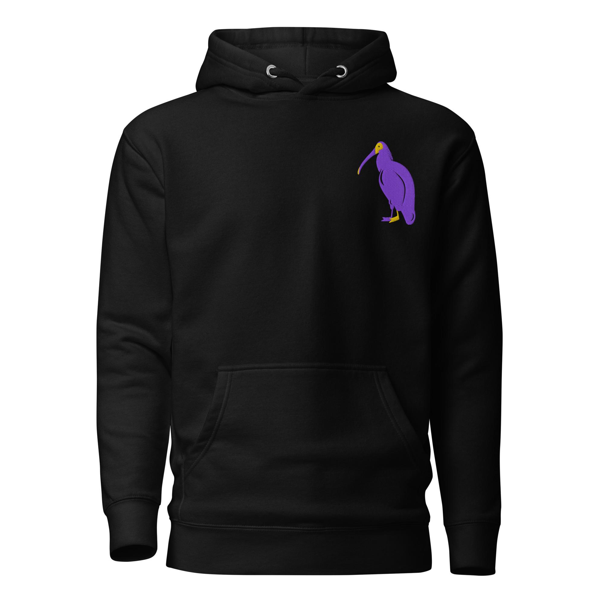One Wear Ibis Solo – Unisex Hoodie – Purple & Gold