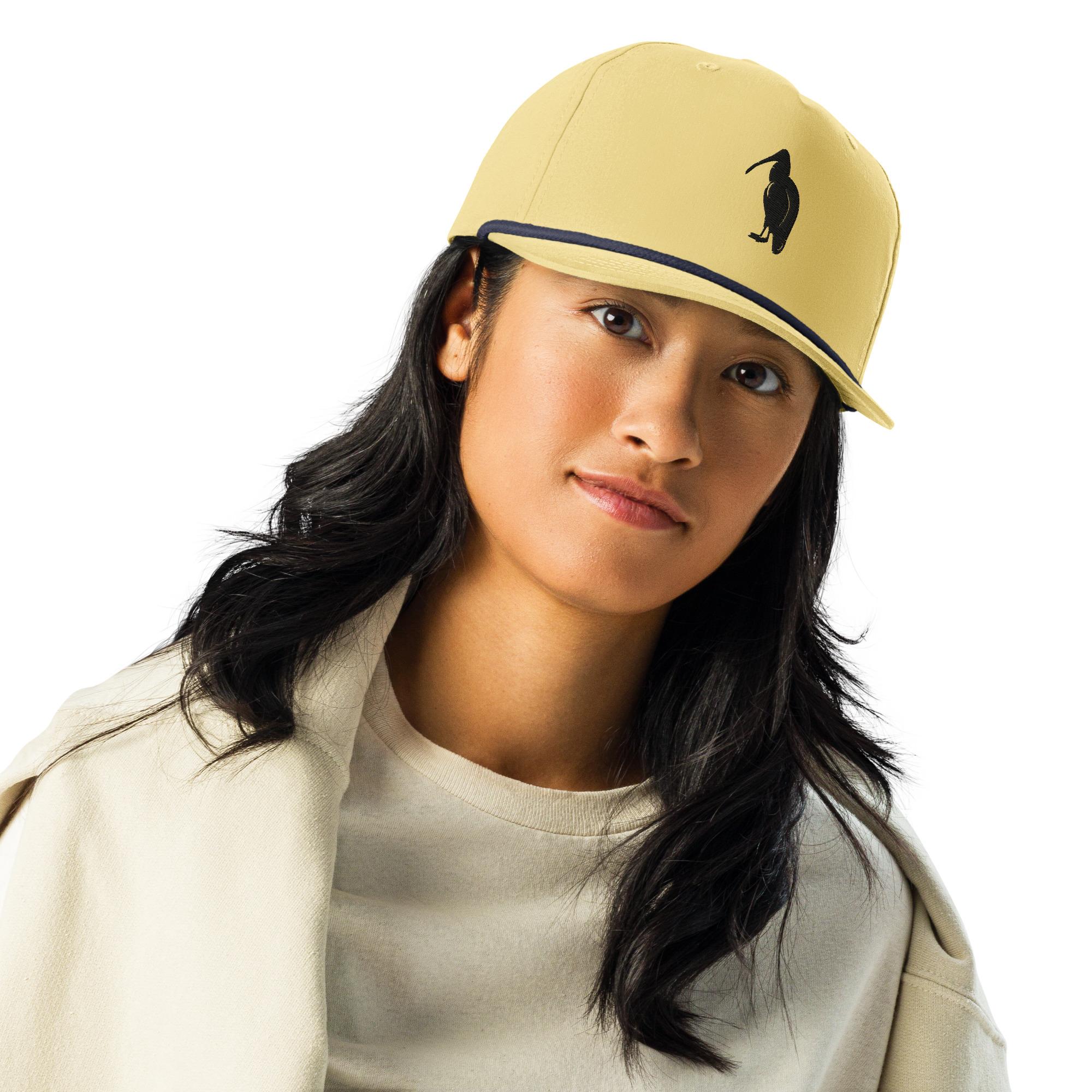 One Wear Solo Ibis – Golf Rope Cap – Black - Image 3