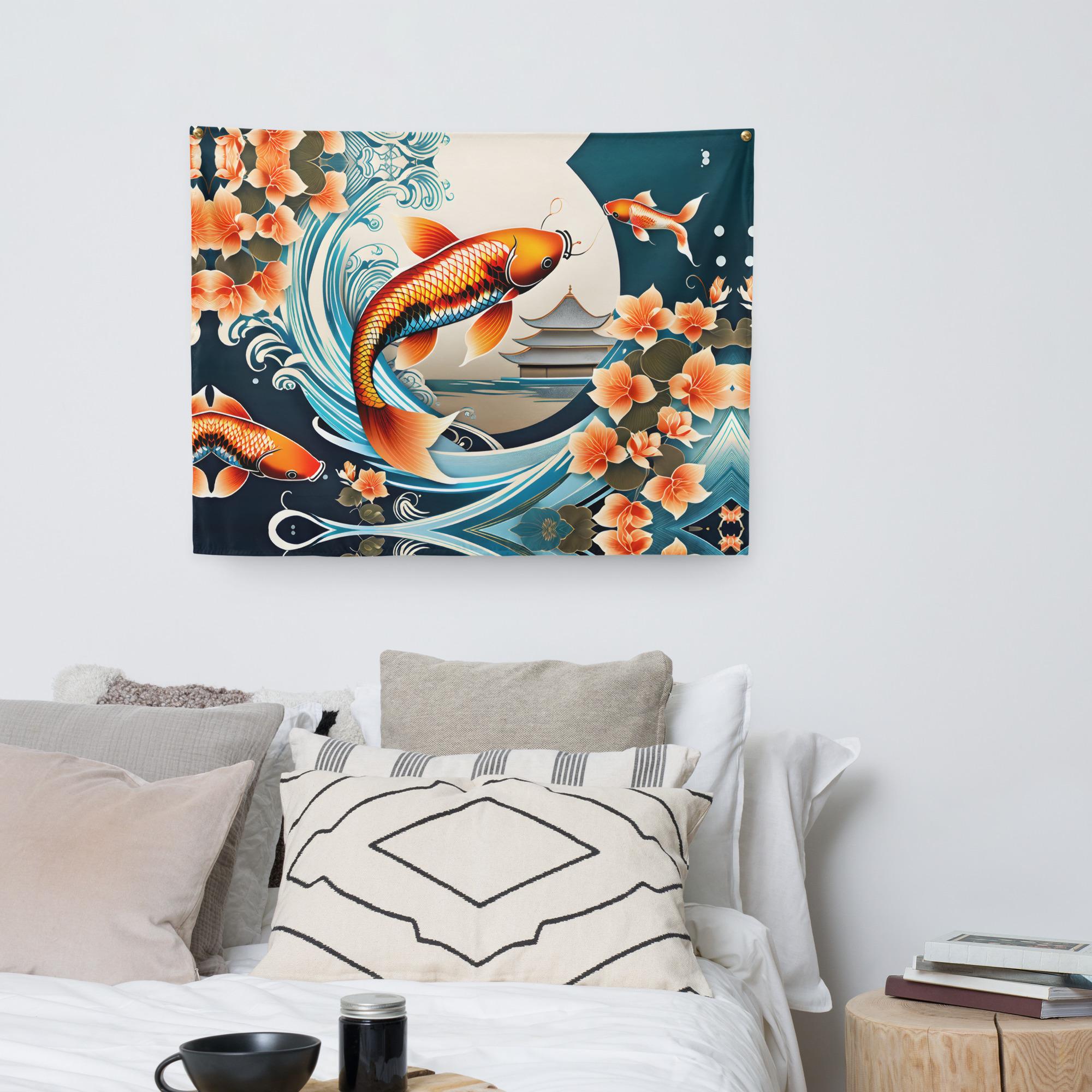 Koi-Men Apparel: Design 15 – Indoor wall tapestry
