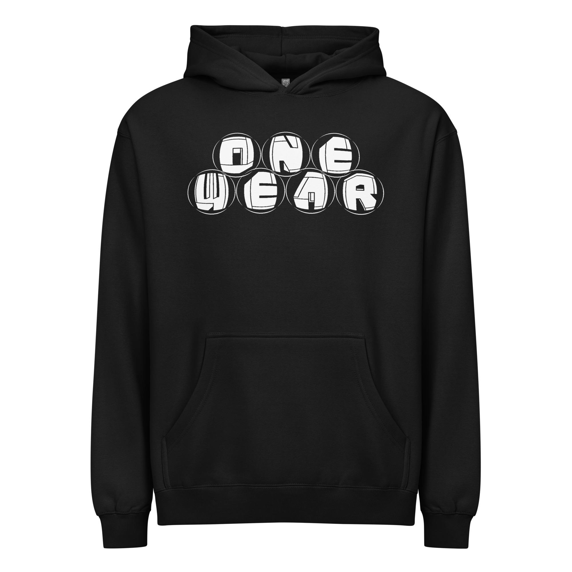 One Wear Graphic Series129 – Men’s box hoodie – white