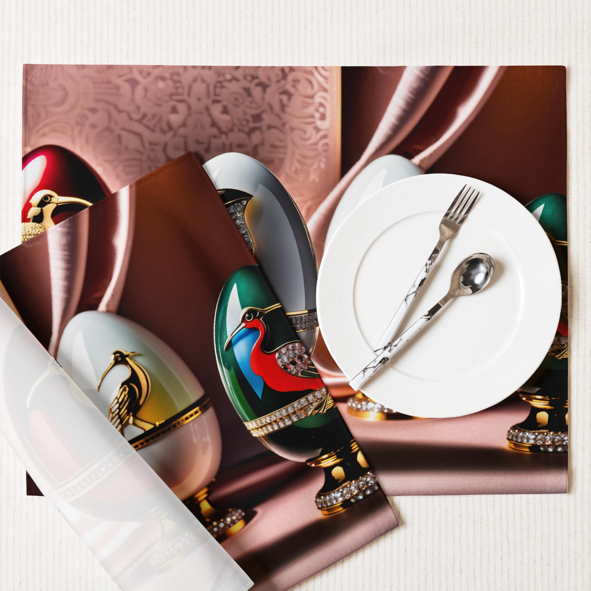 One Wear Ibis Faberge Egg 02 – Placemat Set - Image 3