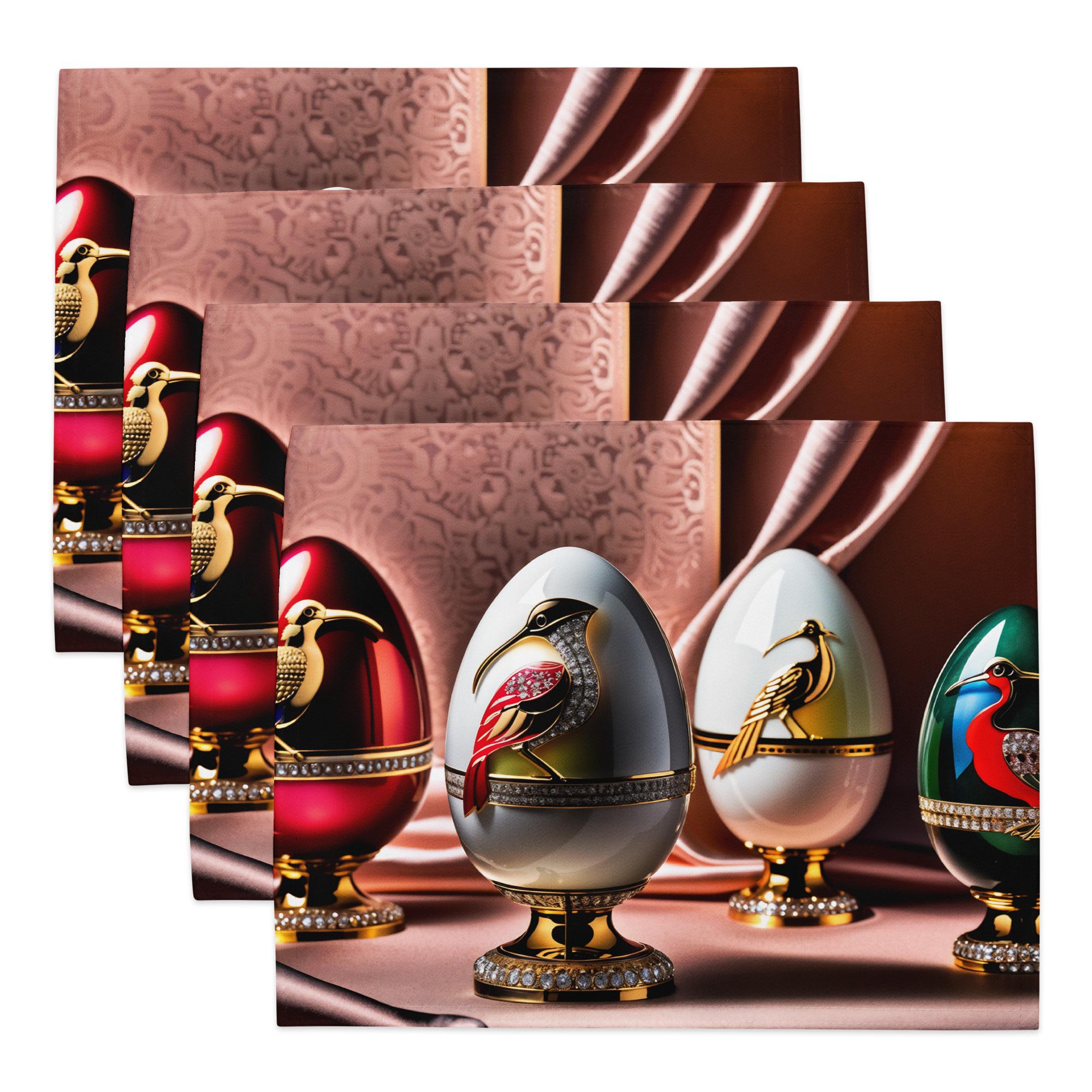 One Wear Ibis Faberge Egg 02 – Placemat Set - Image 5