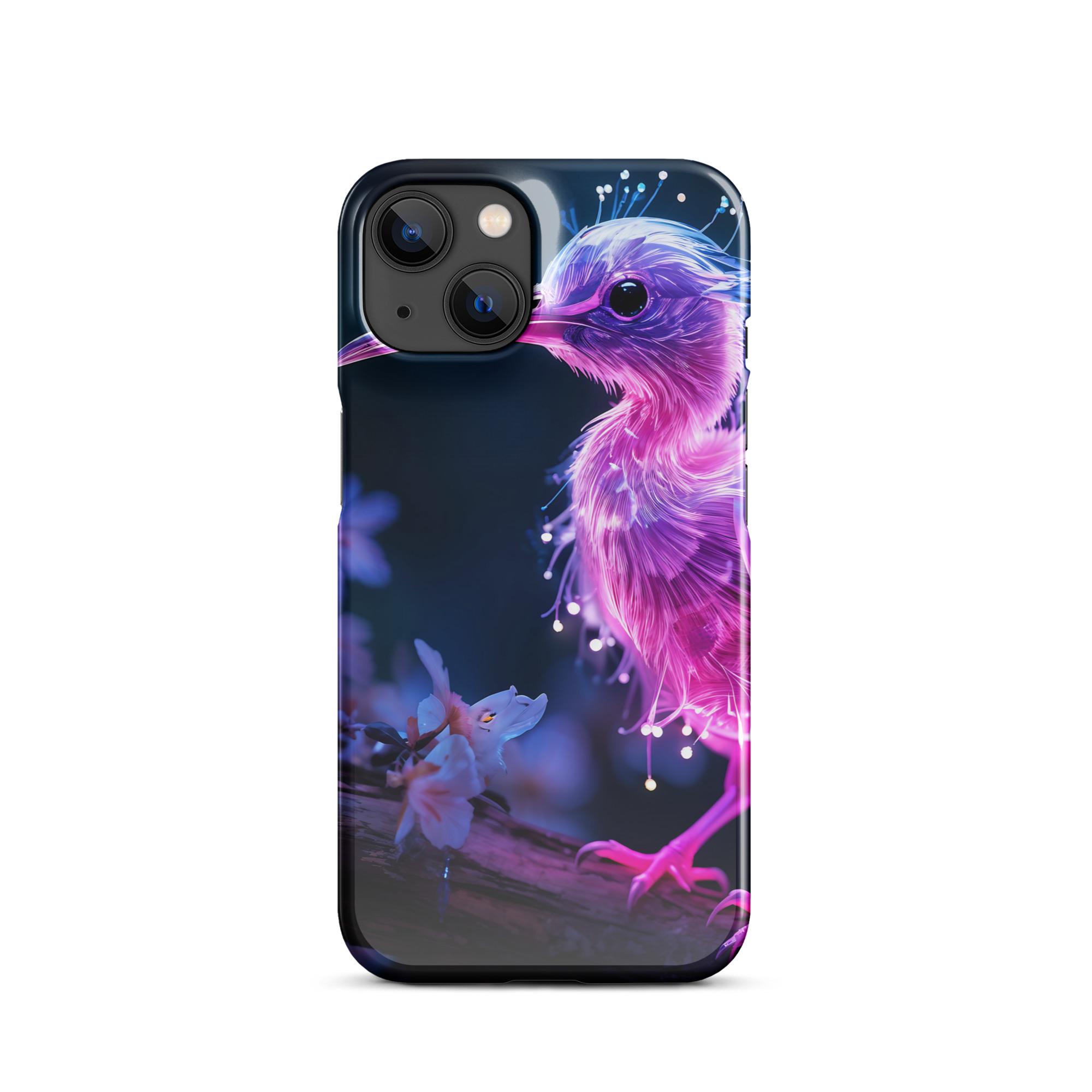 One Wear Neon Pink Ibis 01 – Snap case for iPhone® - Image 2