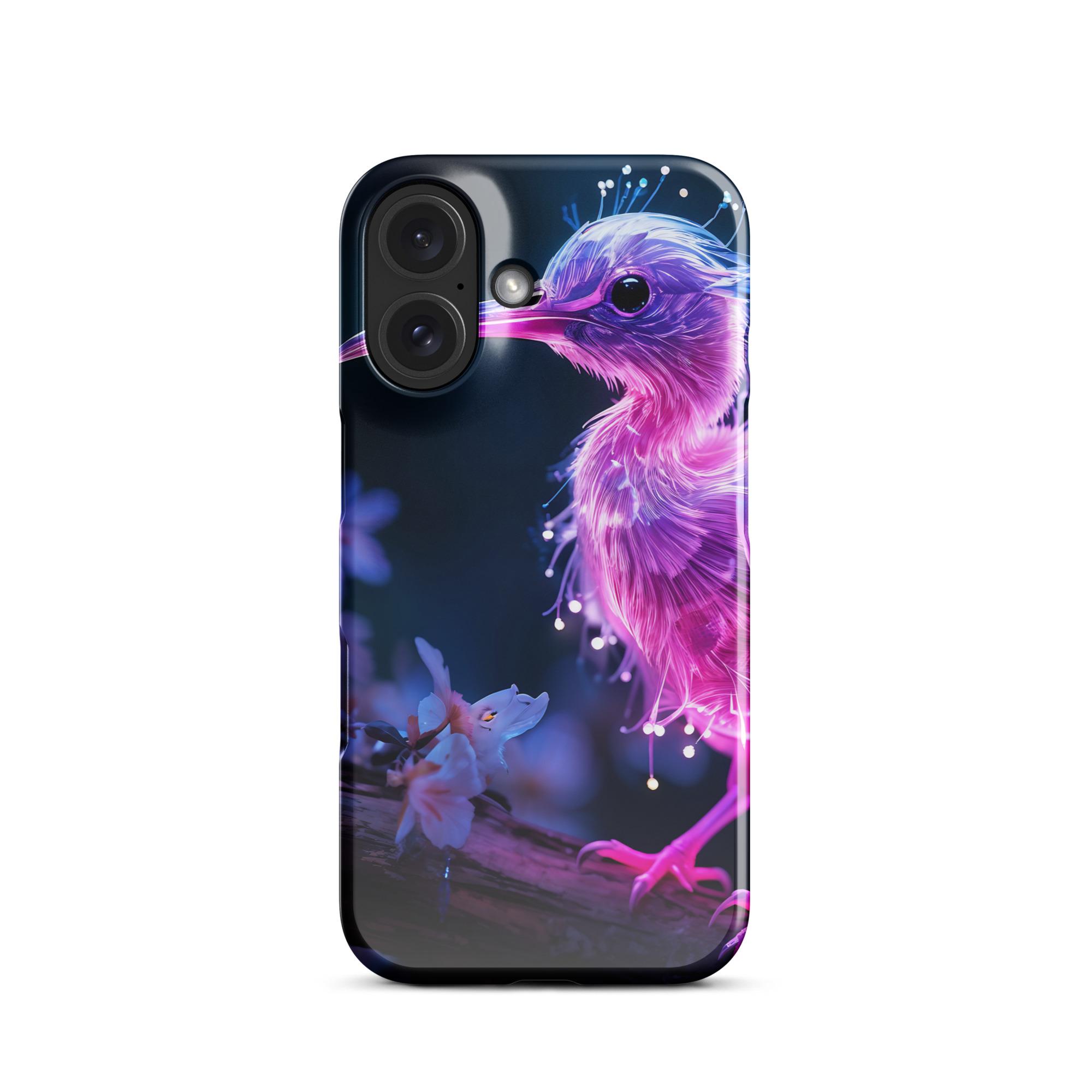 One Wear Neon Pink Ibis 01 – Snap case for iPhone® - Image 9