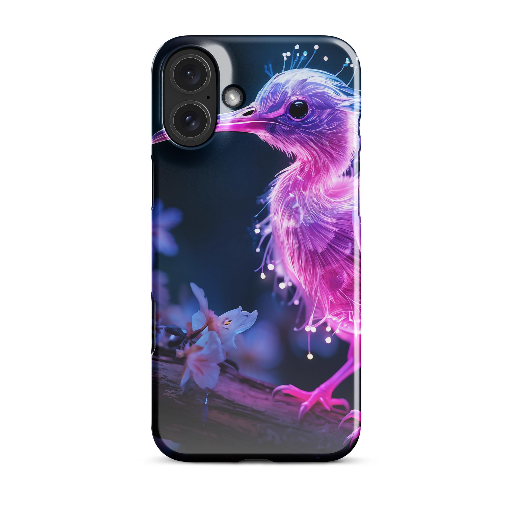 One Wear Neon Pink Ibis 01 – Snap case for iPhone® - Image 10