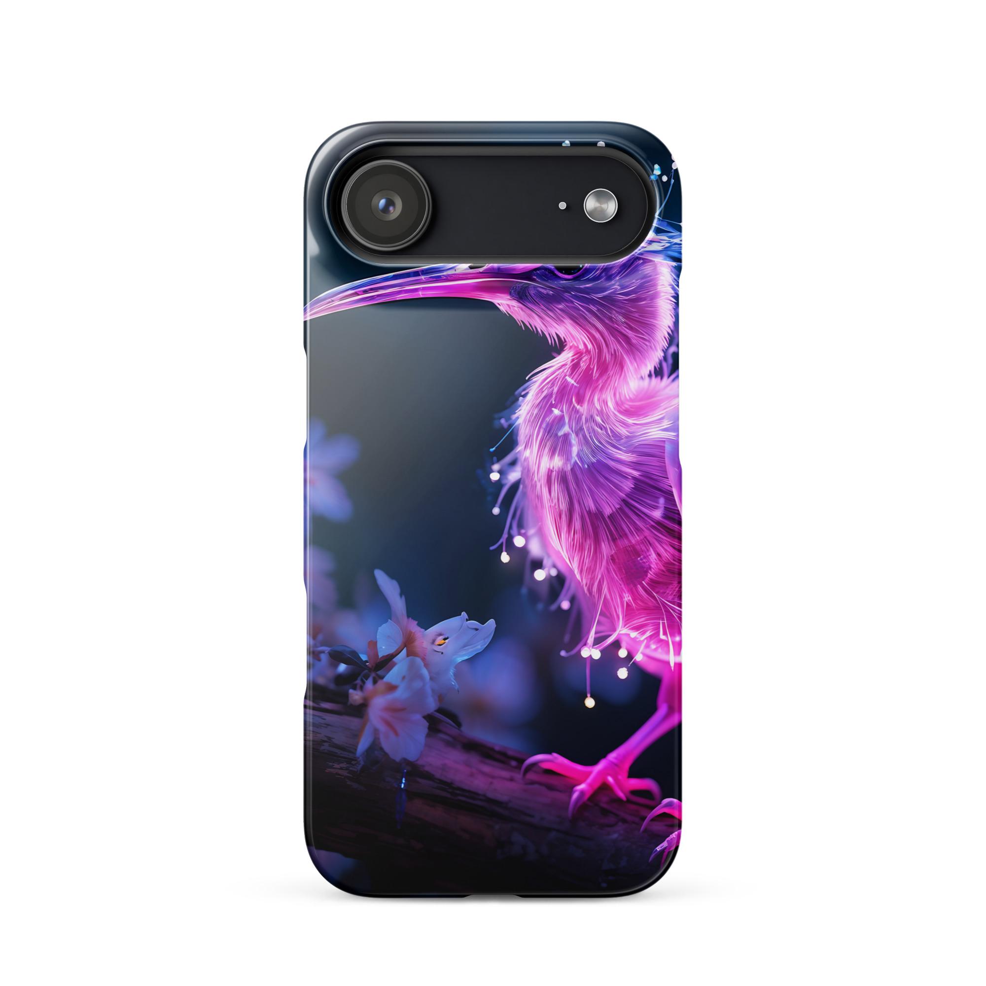 One Wear Neon Pink Ibis 01 – Snap case for iPhone® - Image 14
