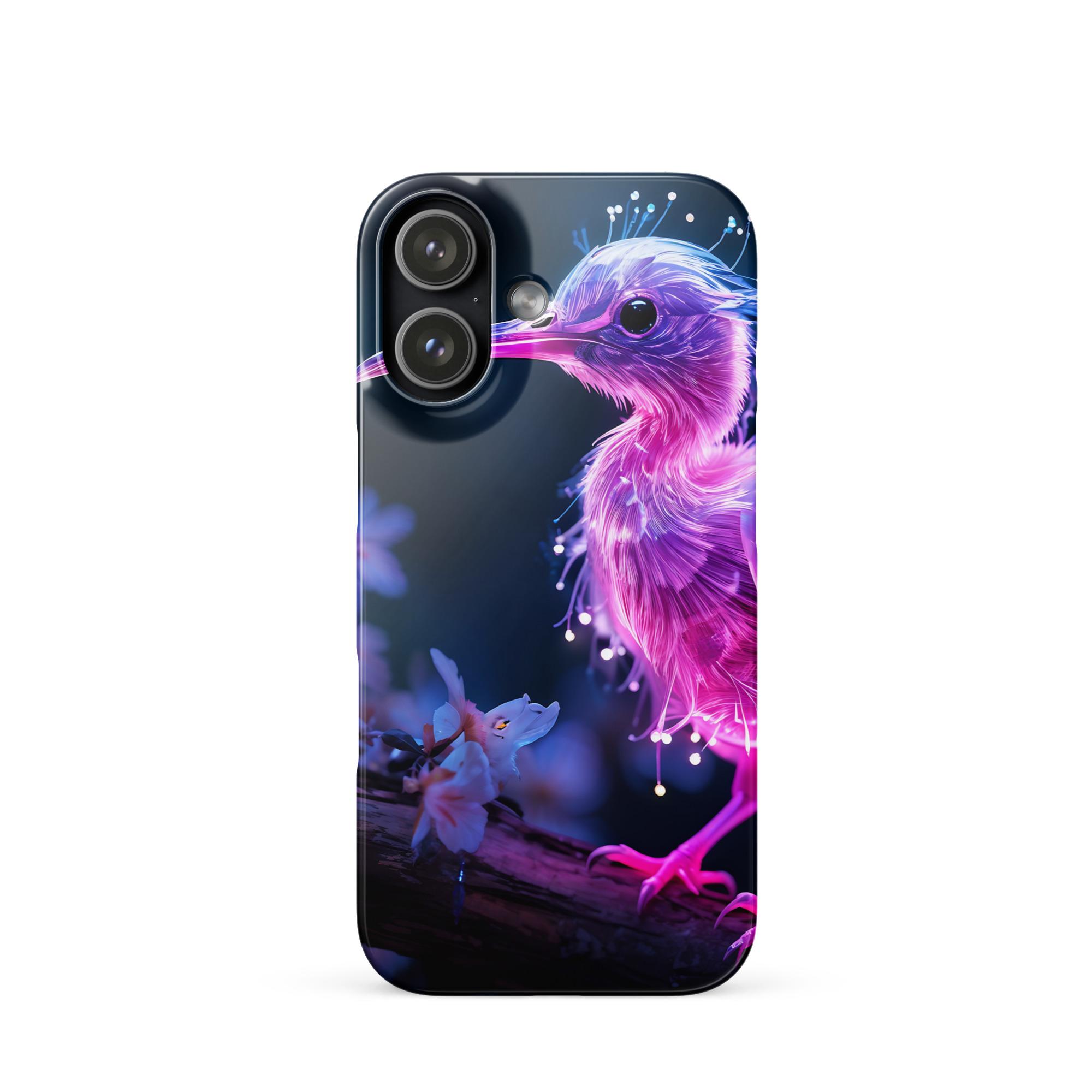 One Wear Neon Pink Ibis 01 – Snap case for iPhone® - Image 13