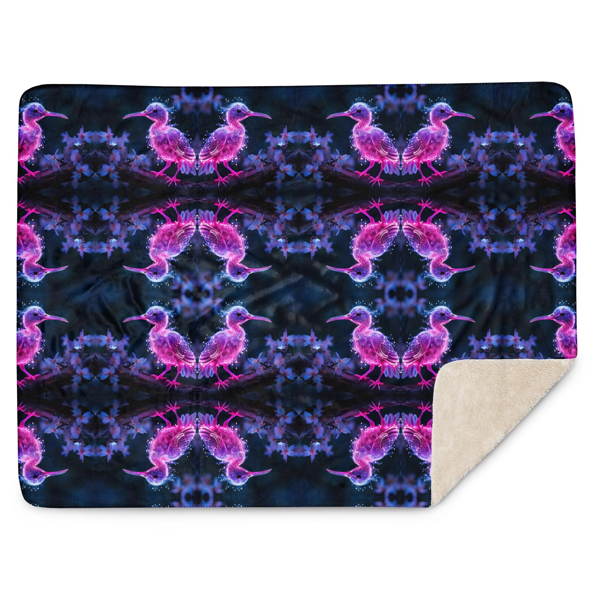 One Wear Neon Pink Ibis 01 – Sherpa blanket - Image 3