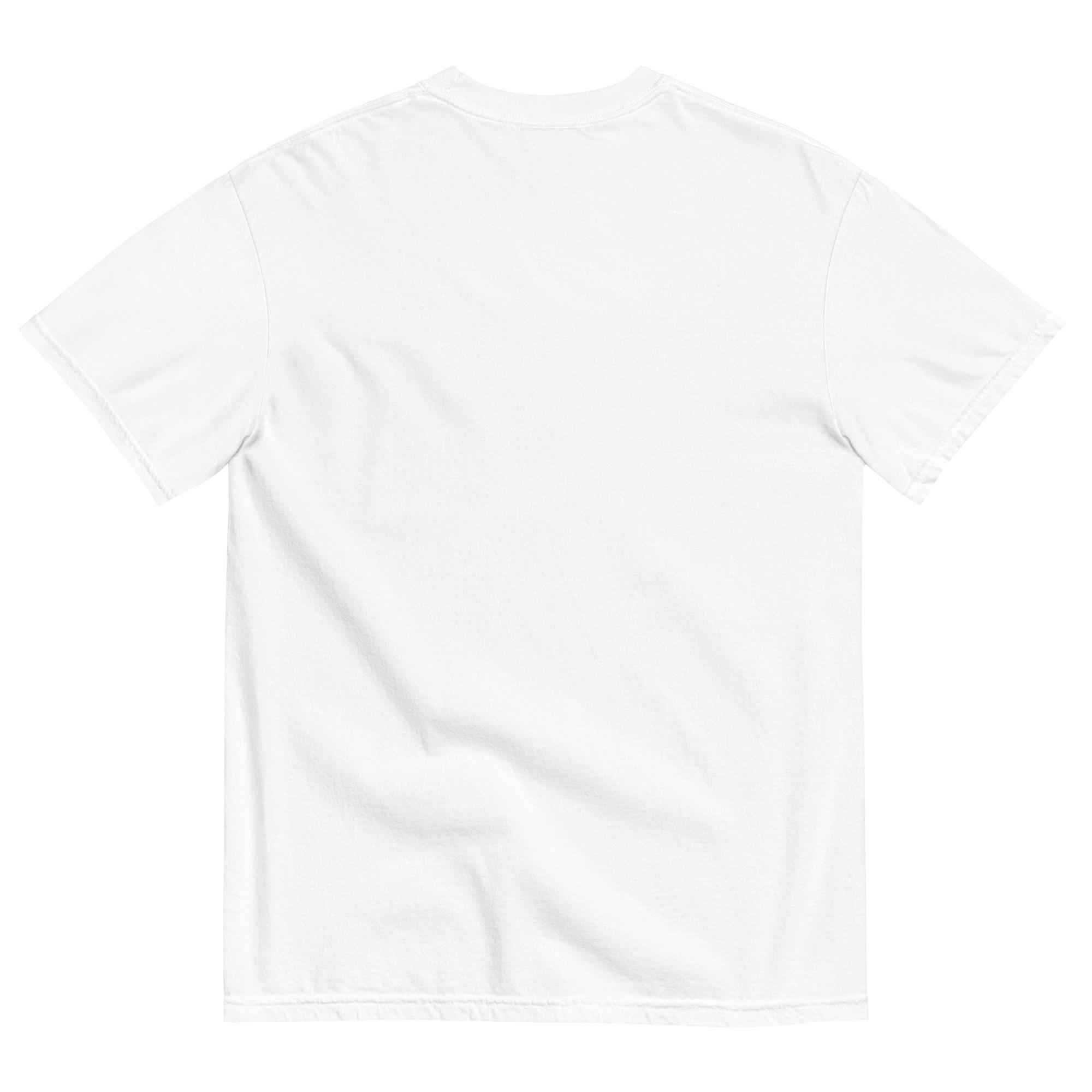 One Wear Ibis Solo – Unisex garment-dyed heavyweight t-shirt – Purple & Gold - Image 8