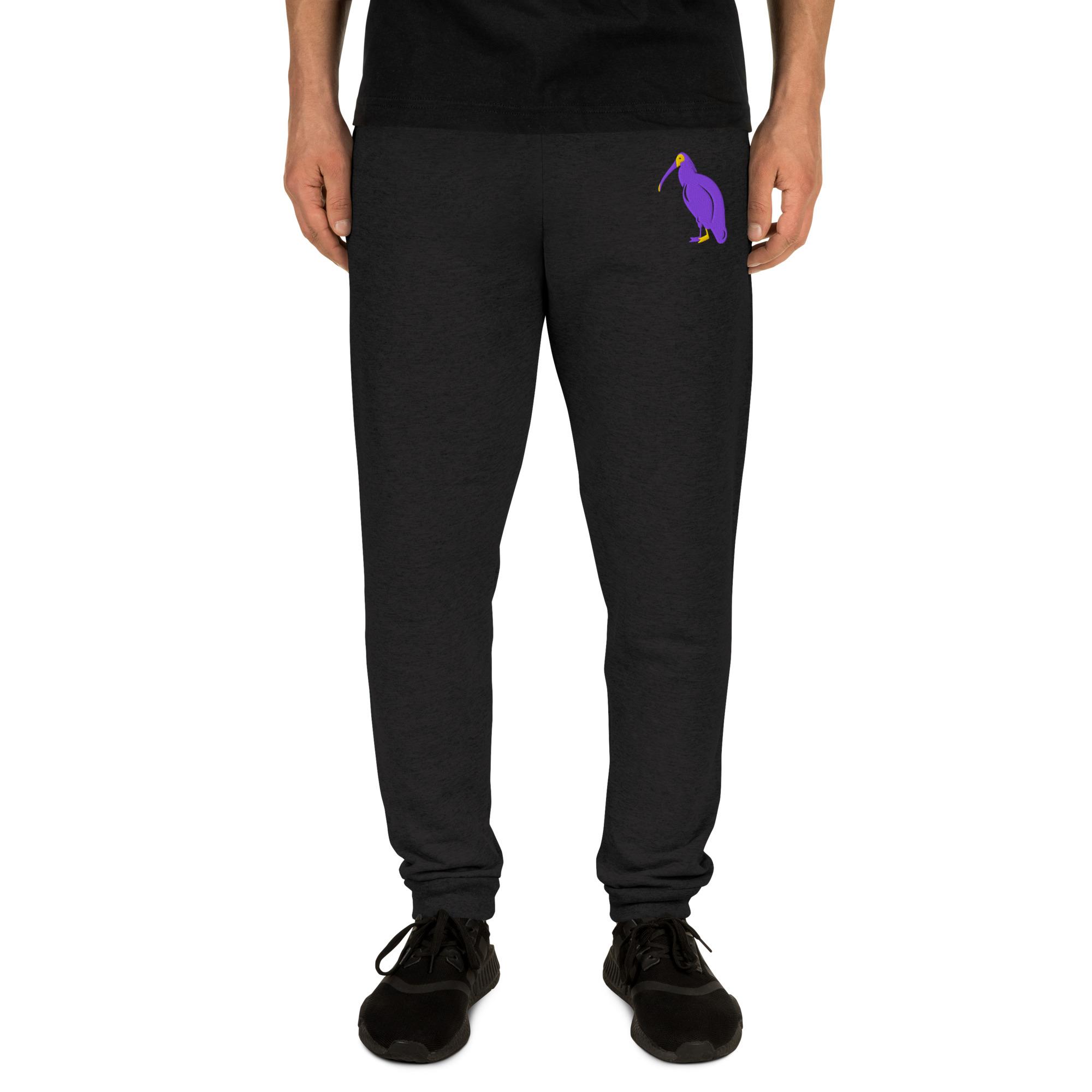 One Wear Ibis Solo – Unisex Joggers – Purple & Gold - Image 3