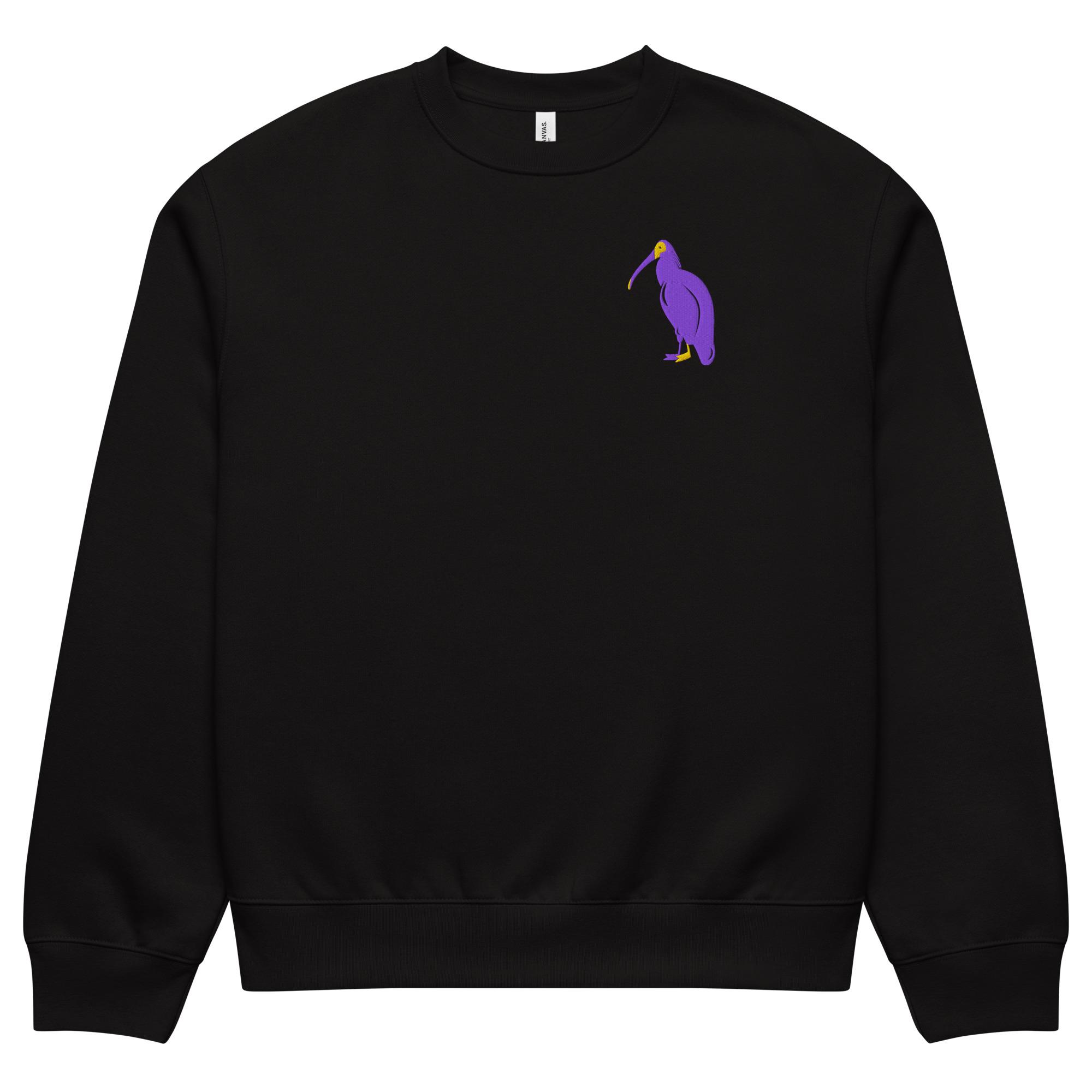 One Wear Ibis Solo – Oversized heavyweight sweatshirt – Purple & Gold