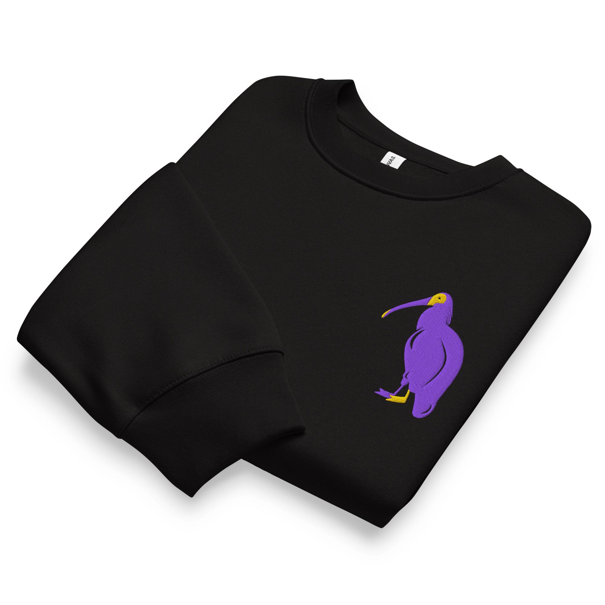 One Wear Ibis Solo – Oversized heavyweight sweatshirt – Purple & Gold - Image 6