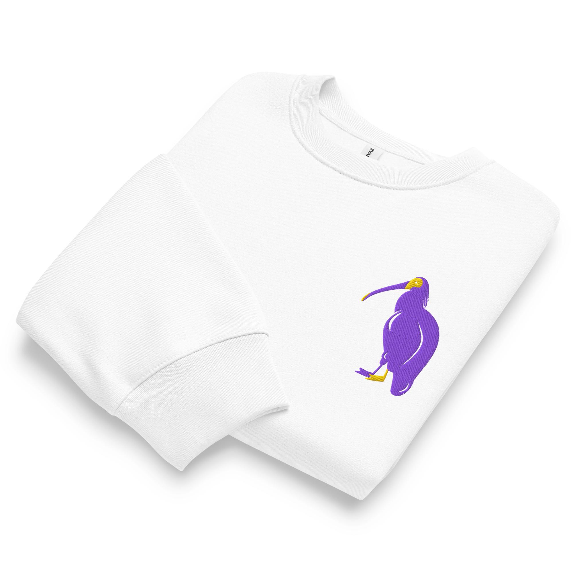 One Wear Ibis Solo – Oversized heavyweight sweatshirt – Purple & Gold - Image 7