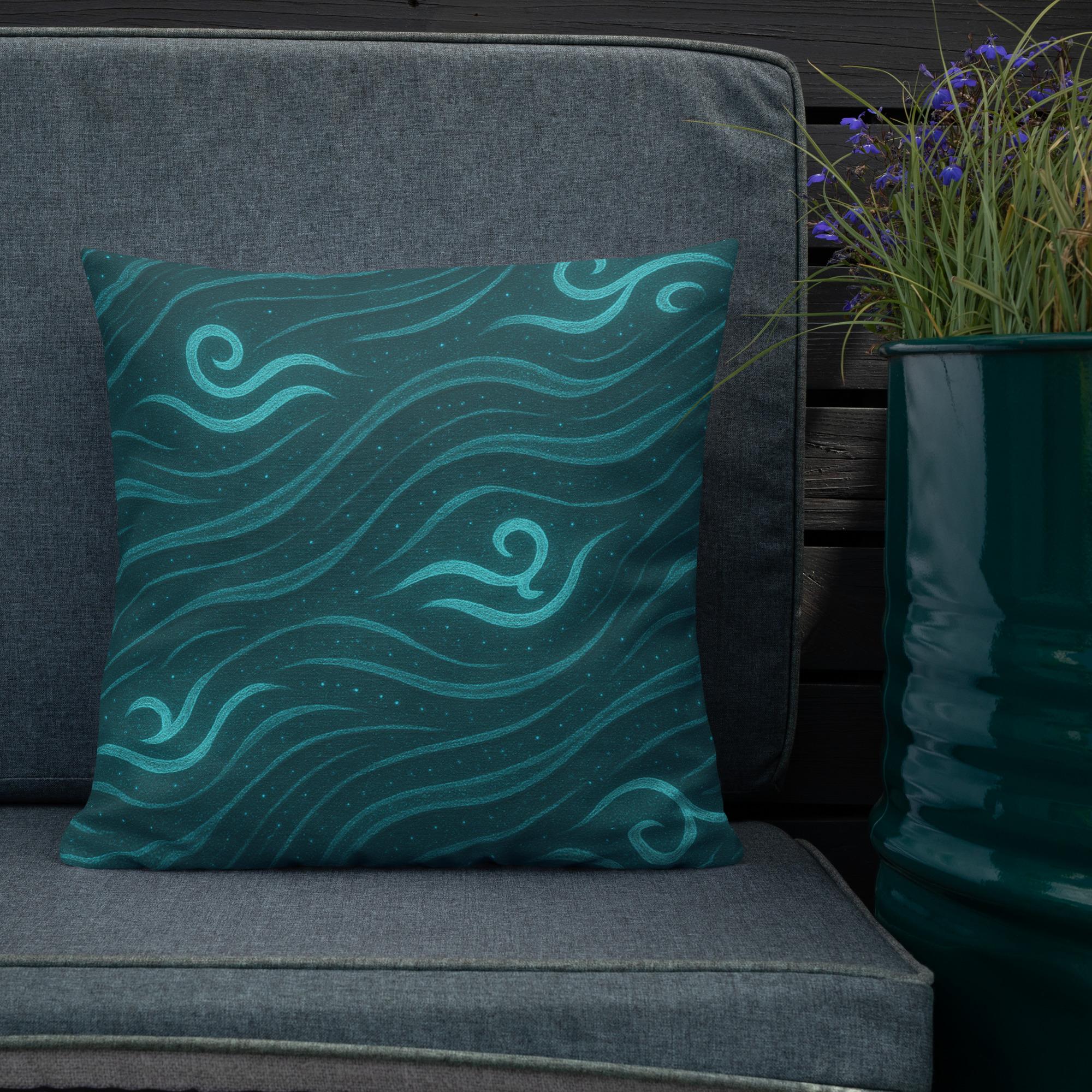ORA’QI’UN™: Deepwater Rune Drift™ – Premium Pillow