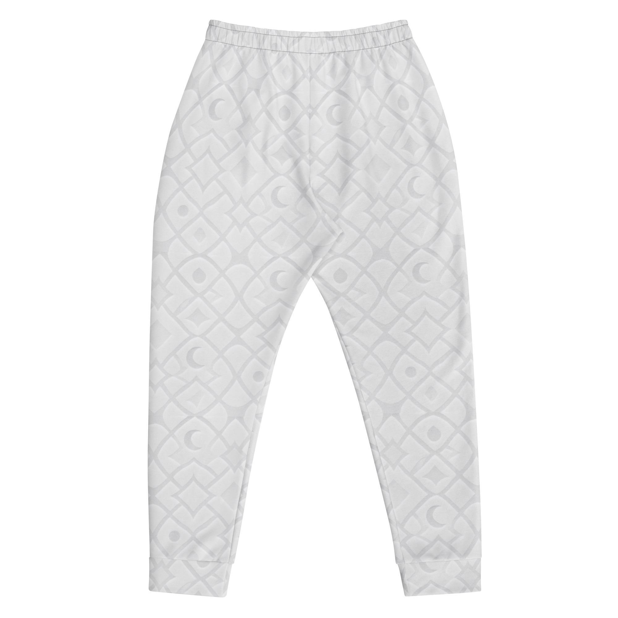 KA’A’TOR: Veilfract Shadow™ – Men's Joggers – White - Image 6