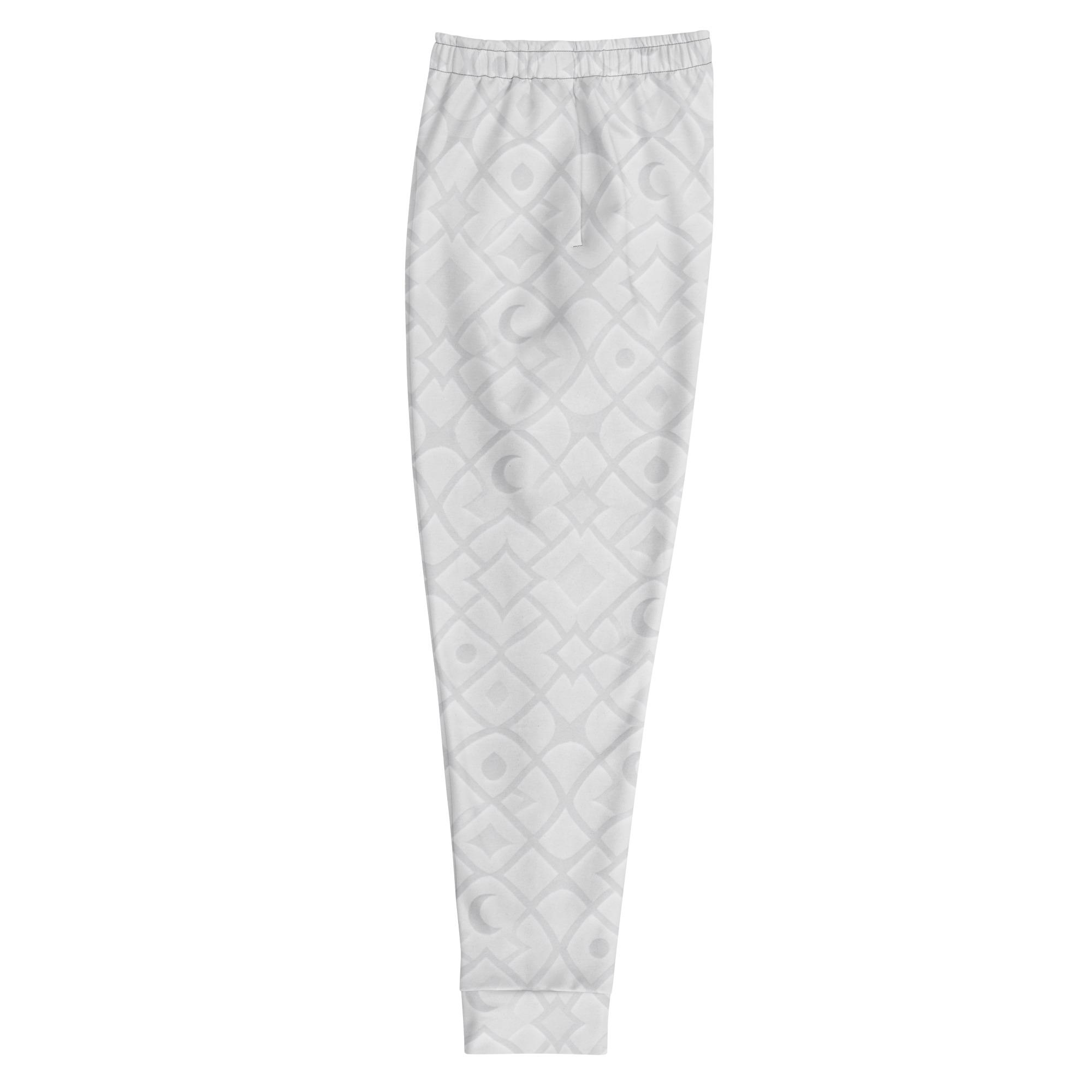 KA’A’TOR: Veilfract Shadow™ – Men's Joggers – White - Image 7