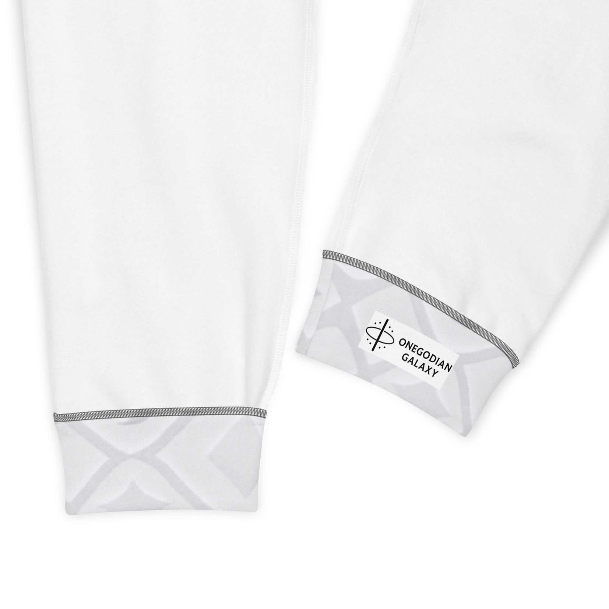 KA’A’TOR: Veilfract Shadow™ – Men's Joggers – White - Image 2