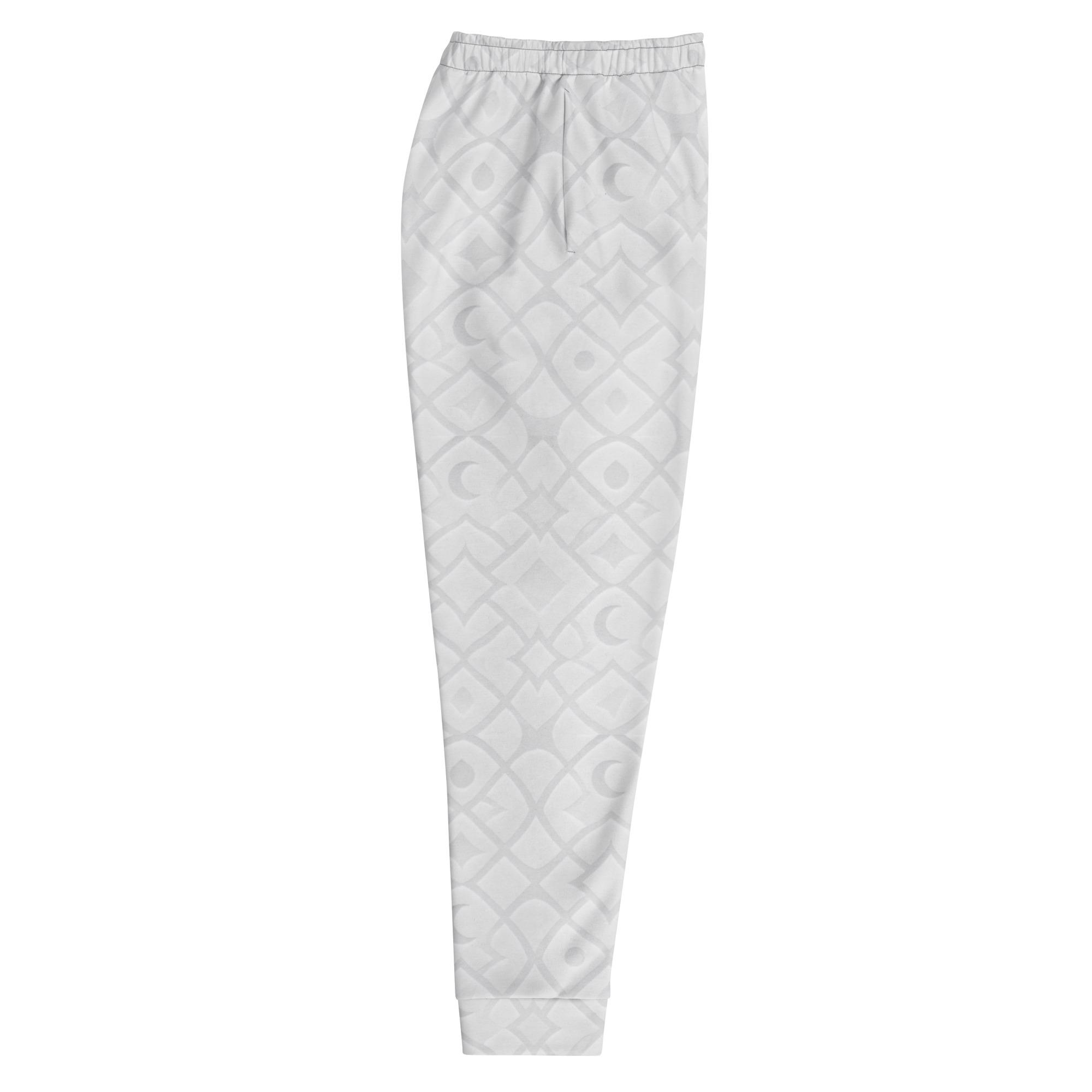 KA’A’TOR: Veilfract Shadow™ – Men's Joggers – White - Image 5