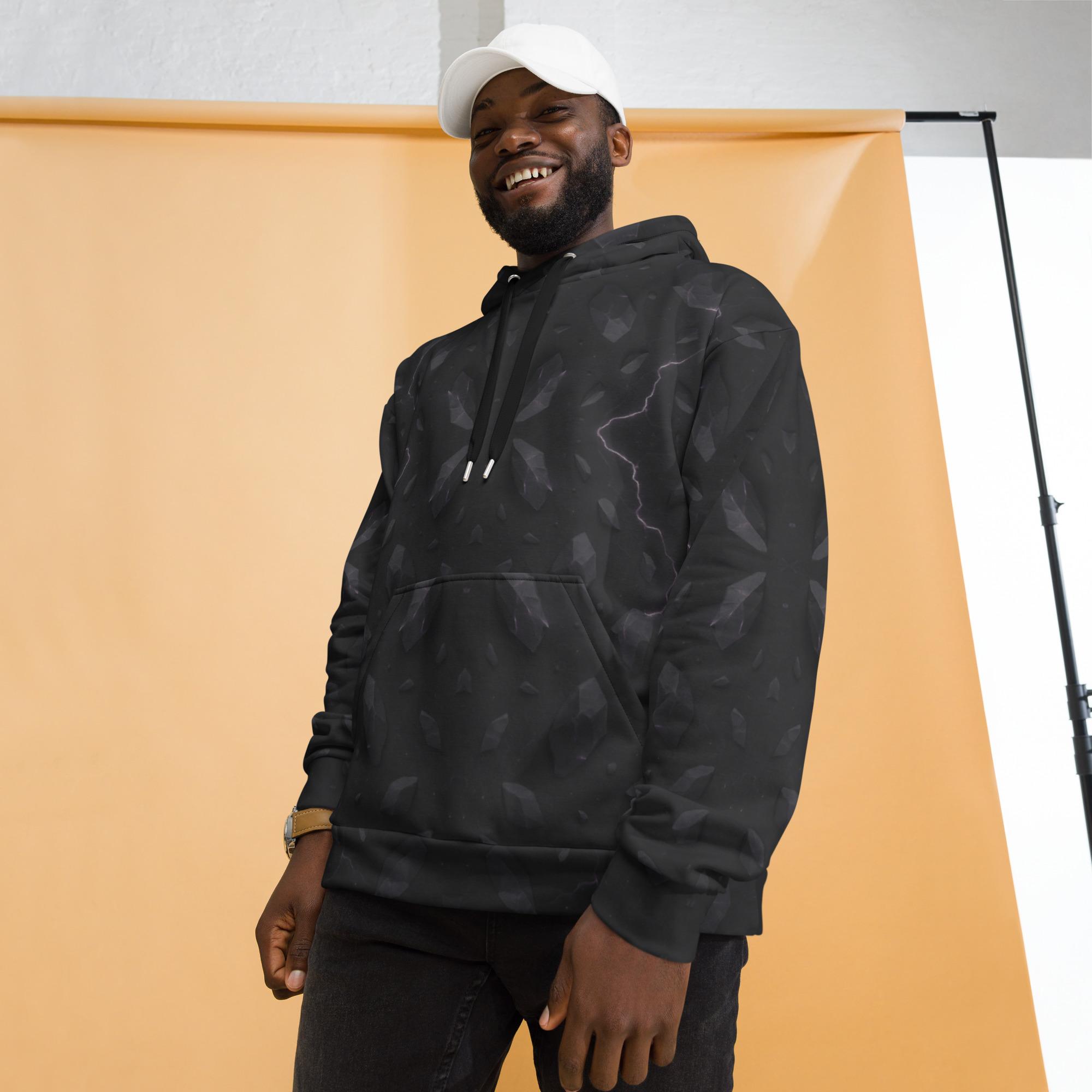 XELYAR™: Echo-Fracture Drift™ – Unisex Hoodie - Image 2
