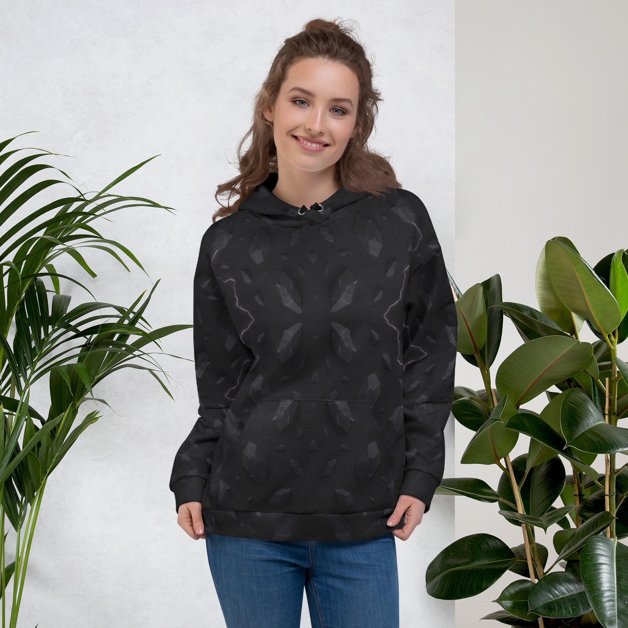 XELYAR™: Echo-Fracture Drift™ – Unisex Hoodie - Image 4