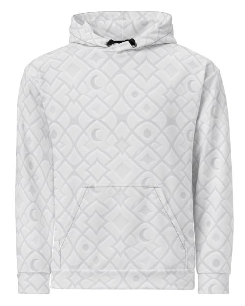 KA’A’TOR: Veilfract Shadow™ – Unisex Hoodie – White