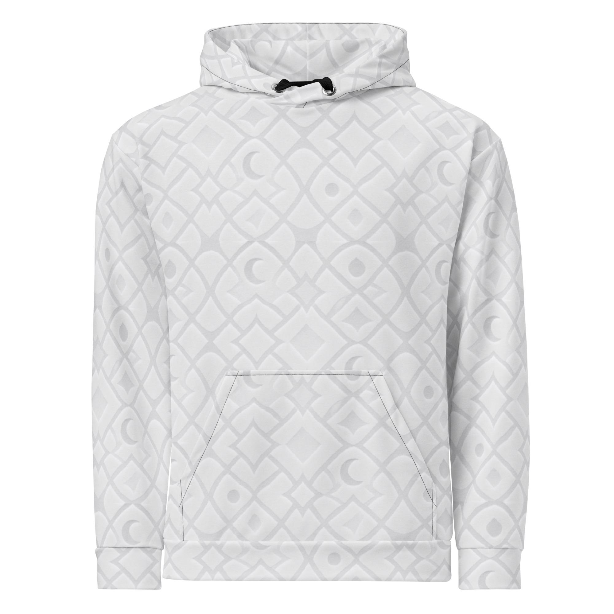 KA’A’TOR: Veilfract Shadow™ – Unisex Hoodie – White
