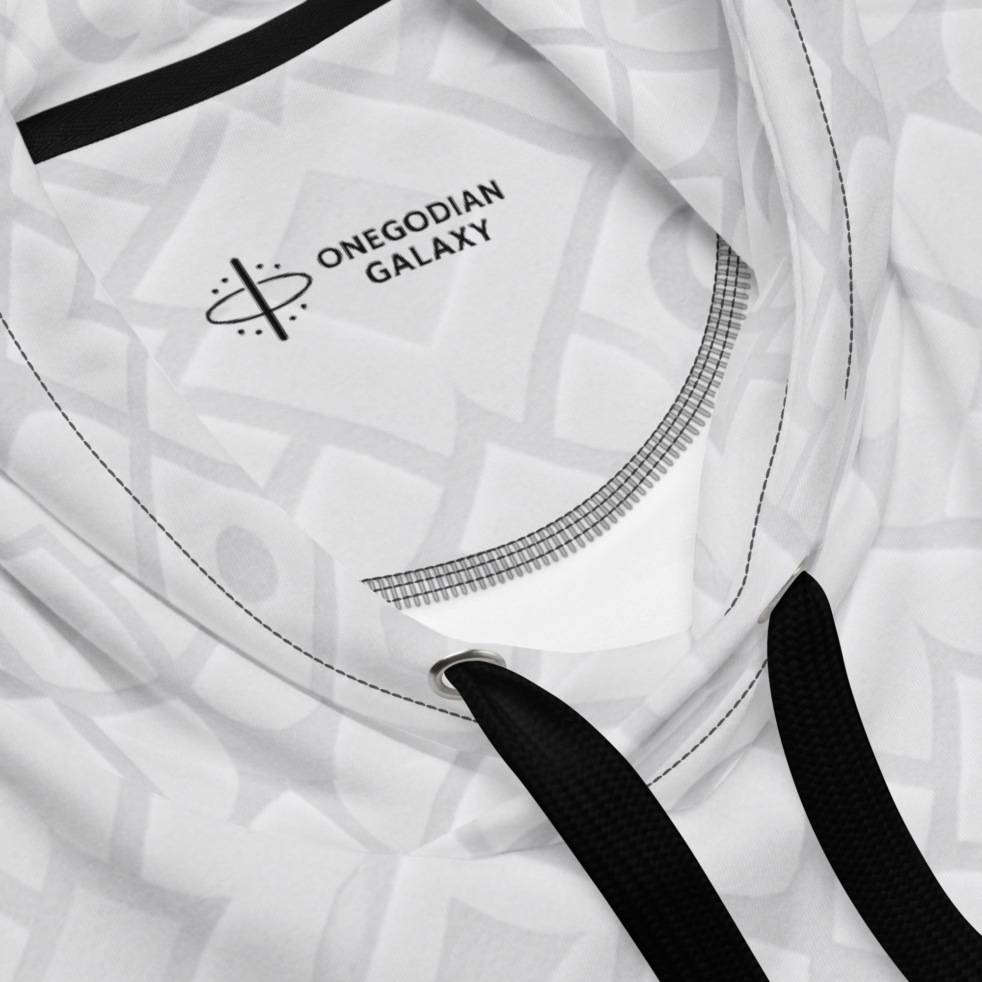KA’A’TOR: Veilfract Shadow™ – Unisex Hoodie – White - Image 2