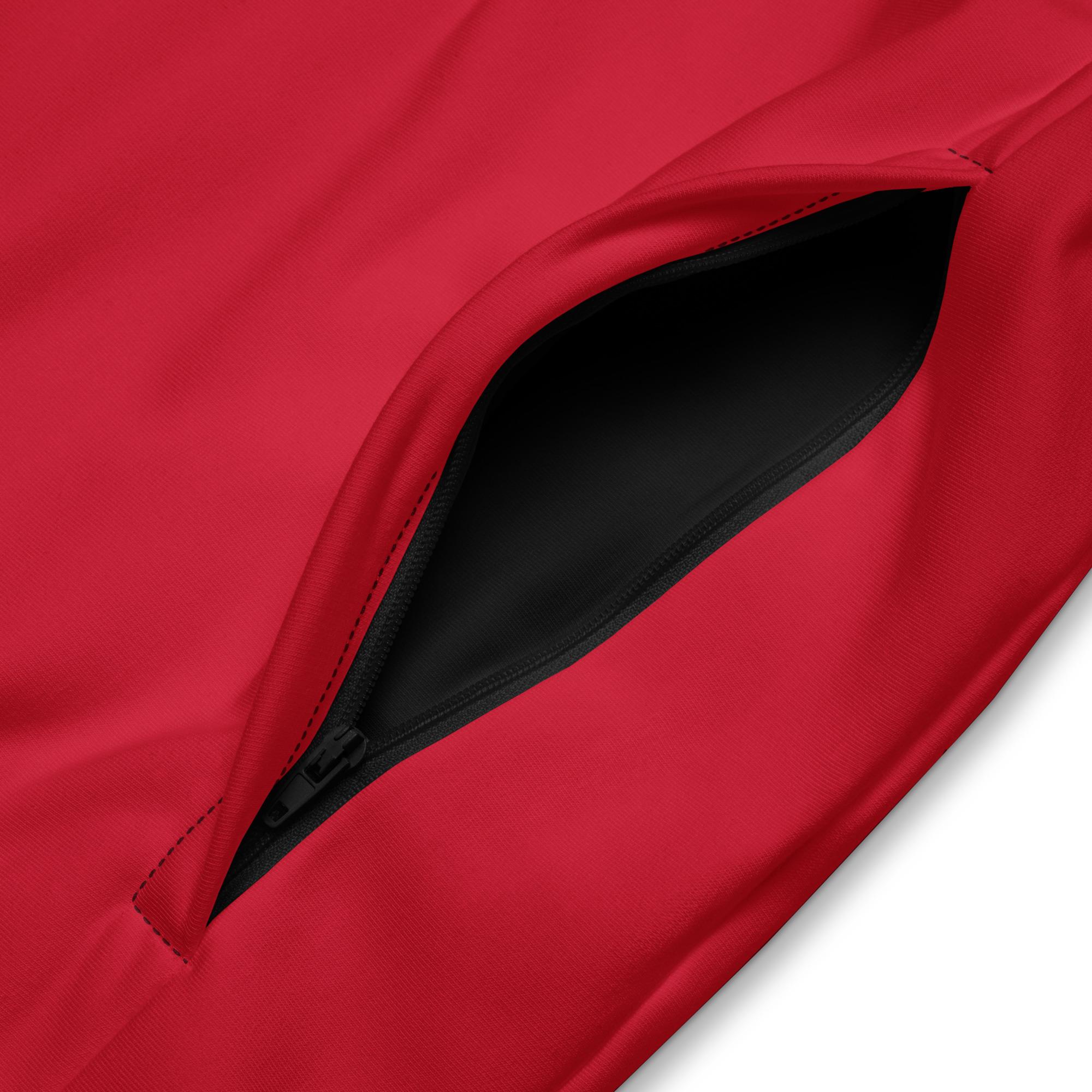 One Wear Ibis Solo – Unisex track jacket – Red, White & Black - Image 3